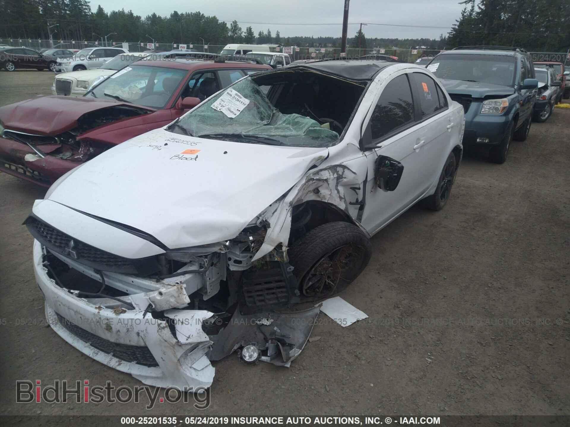 2017 MITSUBISHI LANCER - VIN: JA32U2FU2HU015766 - Фото 2