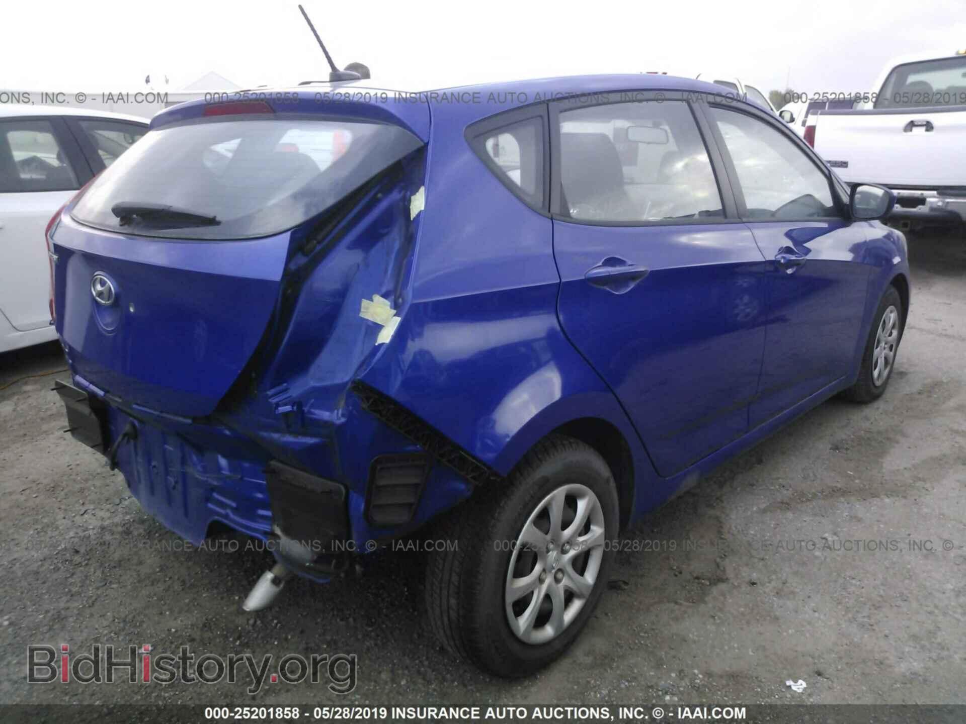 2012 HYUNDAI ACCENT - VIN: KMHCT5AE5CU058772 - Фото 4