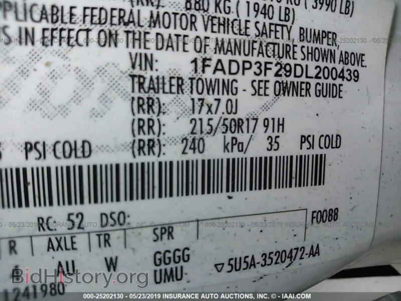 2013 Ford FOCUS (VIN 1FADP3F29DL200439) — фото 9 из 10