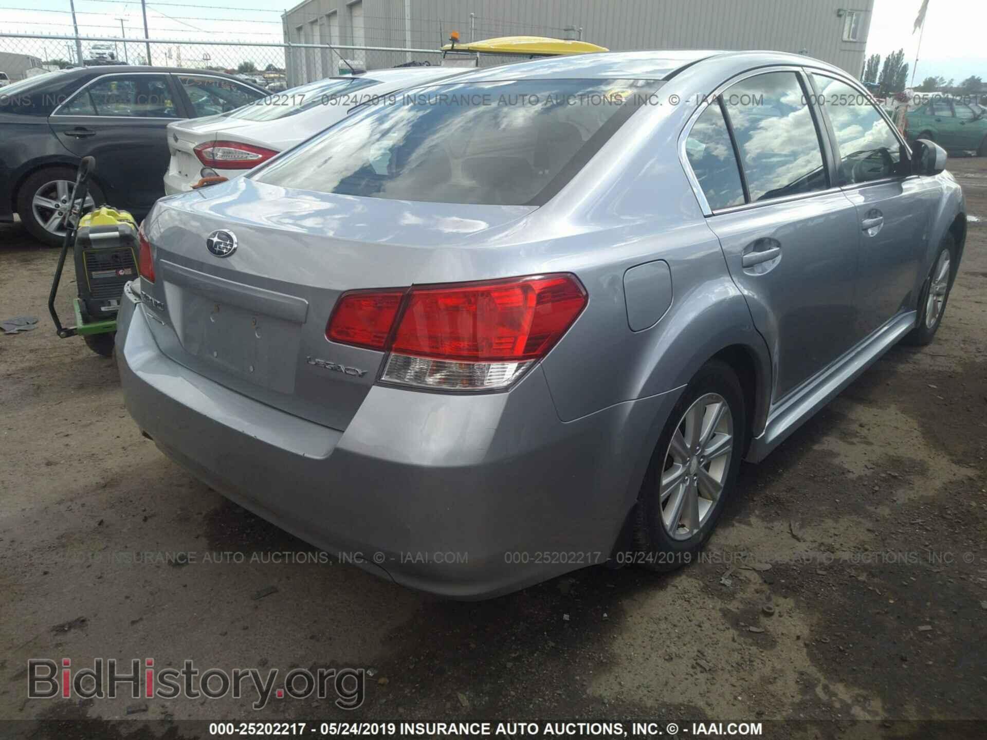 2012 SUBARU LEGACY - VIN: 4S3BMAC61C1004608 - Фото 4