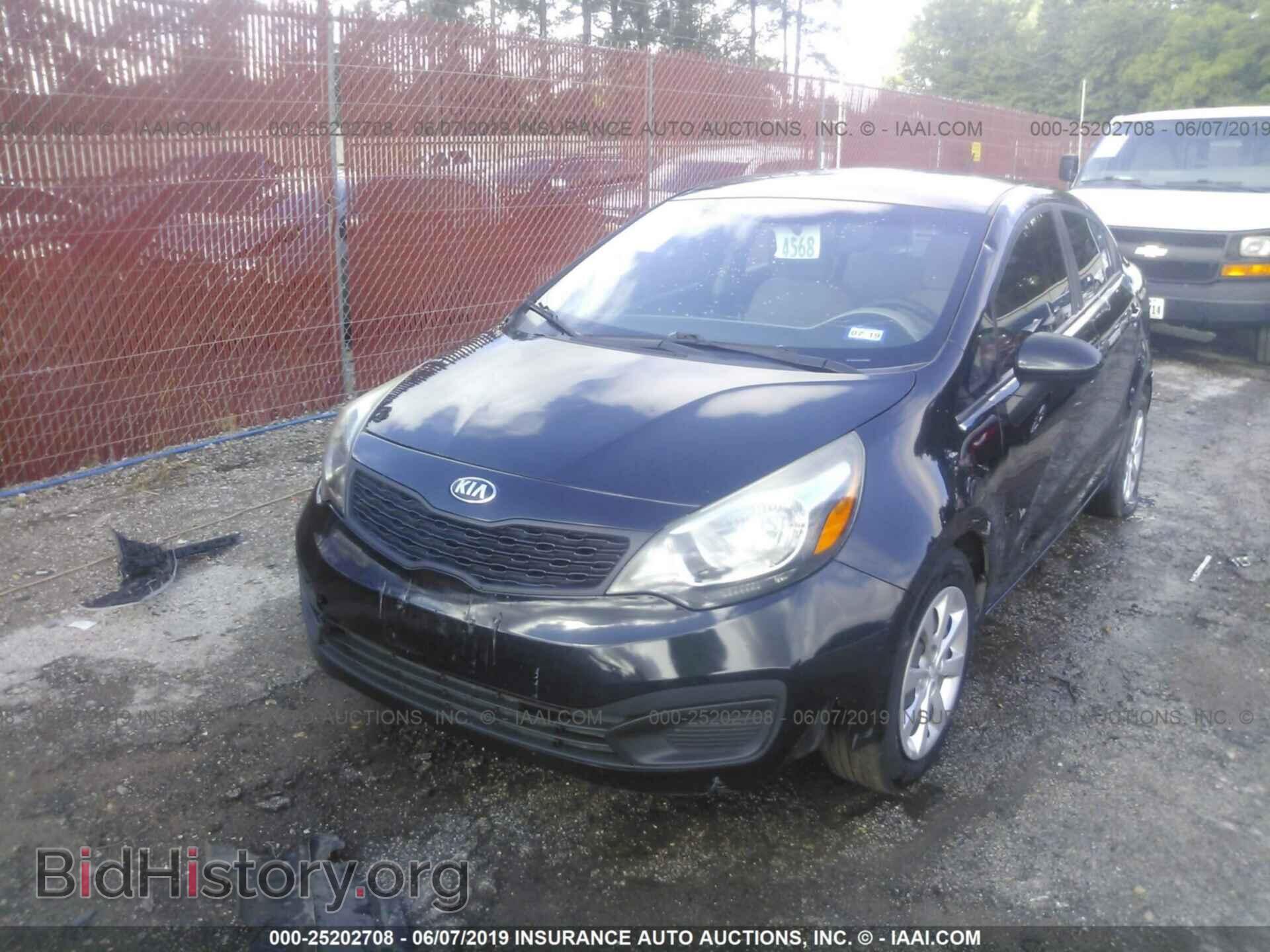 2013 KIA RIO - VIN: KNADM4A37D6144943 - Фото 2