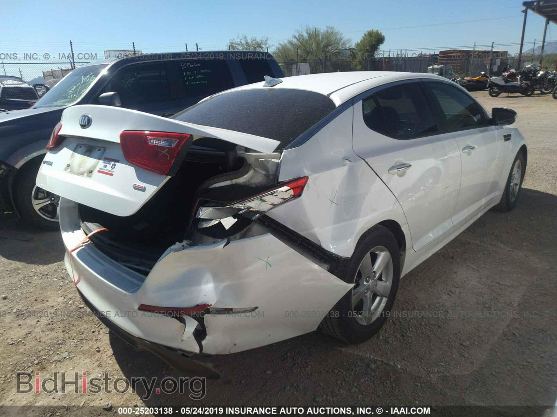 2014 KIA OPTIMA - VIN: KNAGM4A73E5469189 - Фото 4