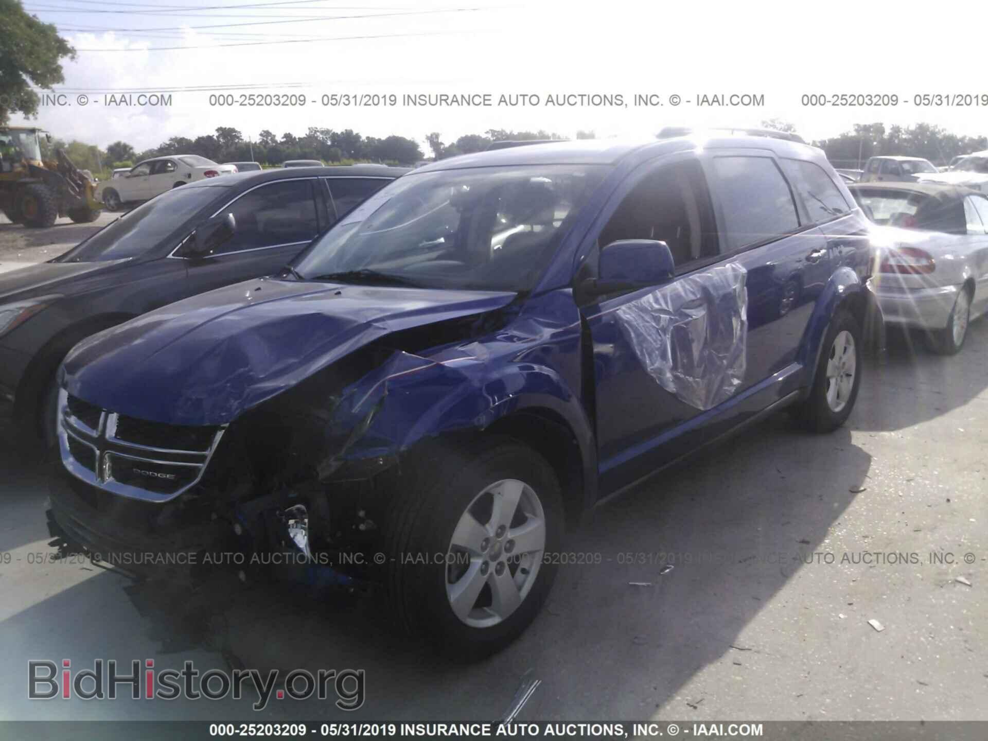 2012 DODGE JOURNEY - VIN: 3C4PDCBB7CT373904 - Фото 2