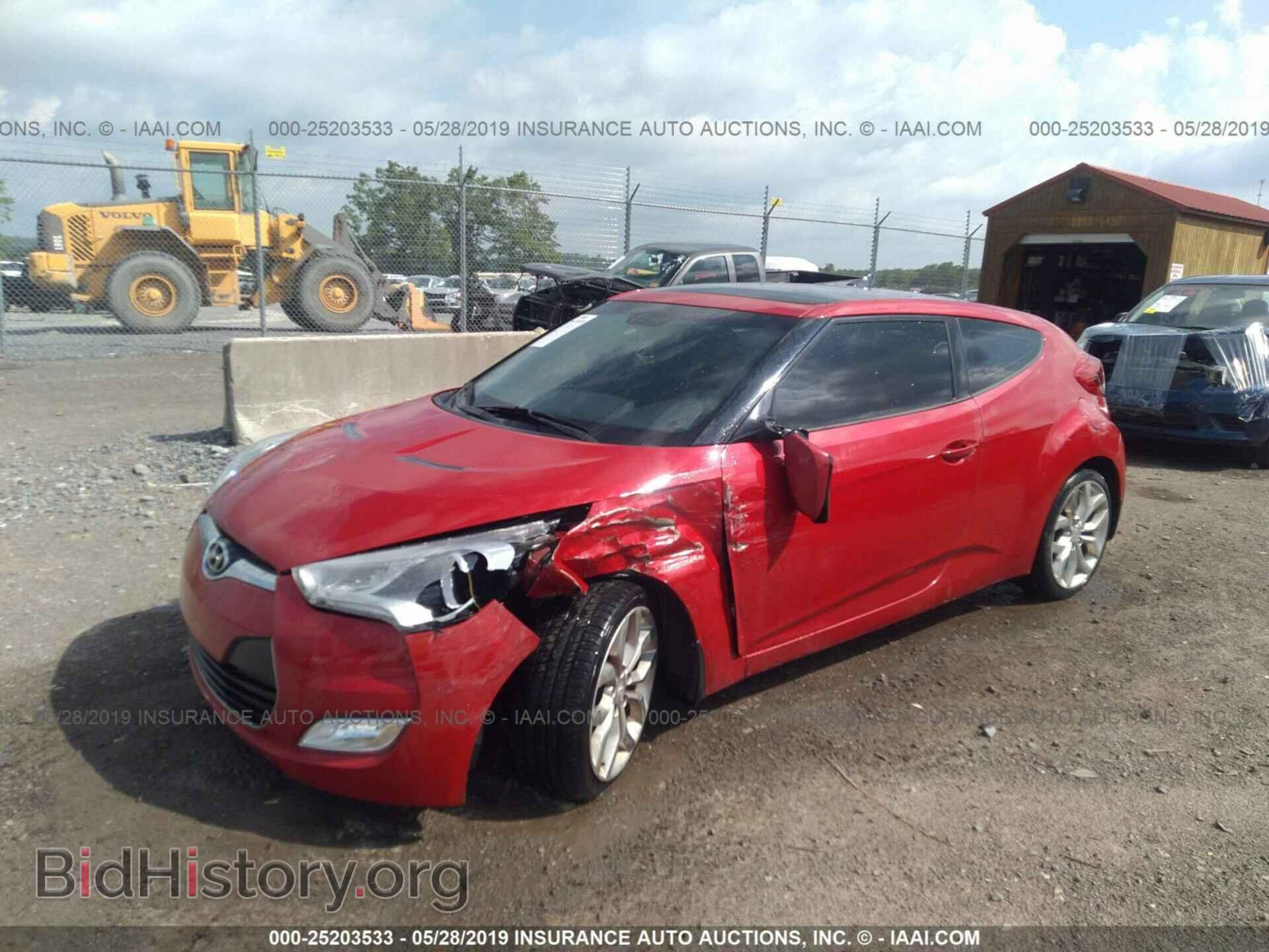 2012 HYUNDAI VELOSTER - VIN: KMHTC6AD5CU051544 - Фото 2