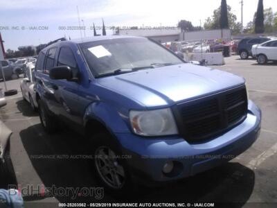 2008 Dodge DURANGO SLT, blue — VIN 1D8HB48N58F131844, IAAI