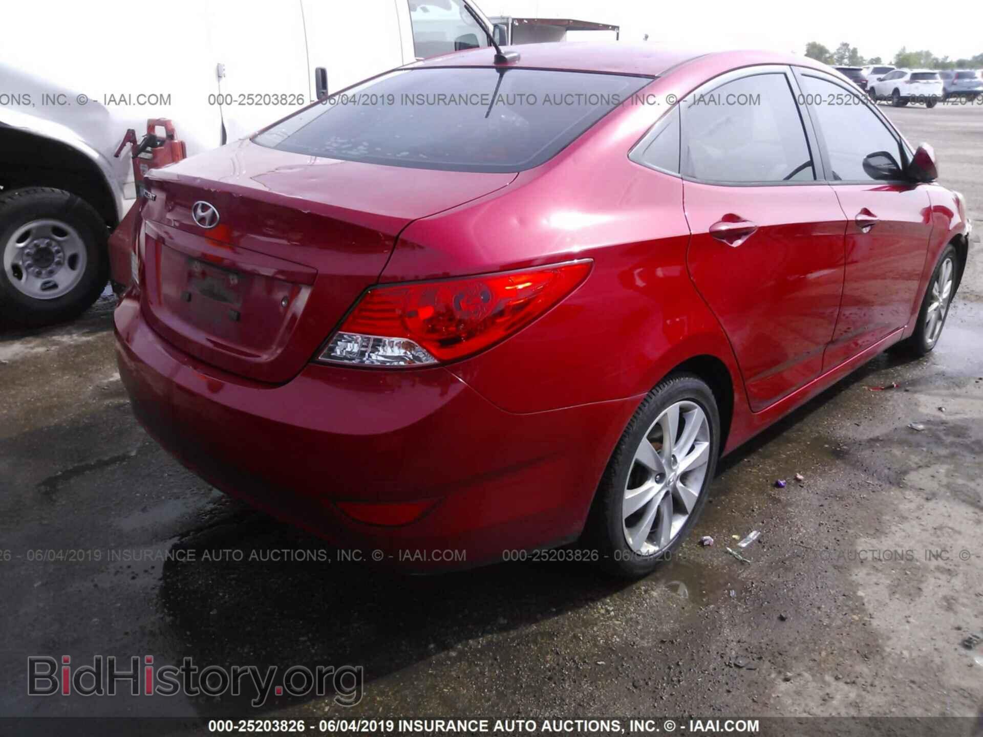 2013 HYUNDAI ACCENT - VIN: KMHCU4AE9DU573198 - Фото 4