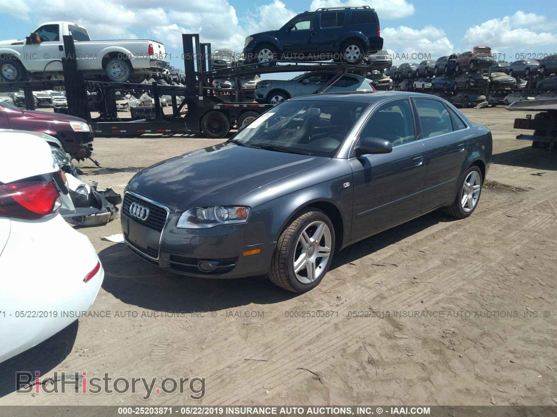 2007 AUDI A4 - VIN: WAUDF78E47A190086 - Фото 2