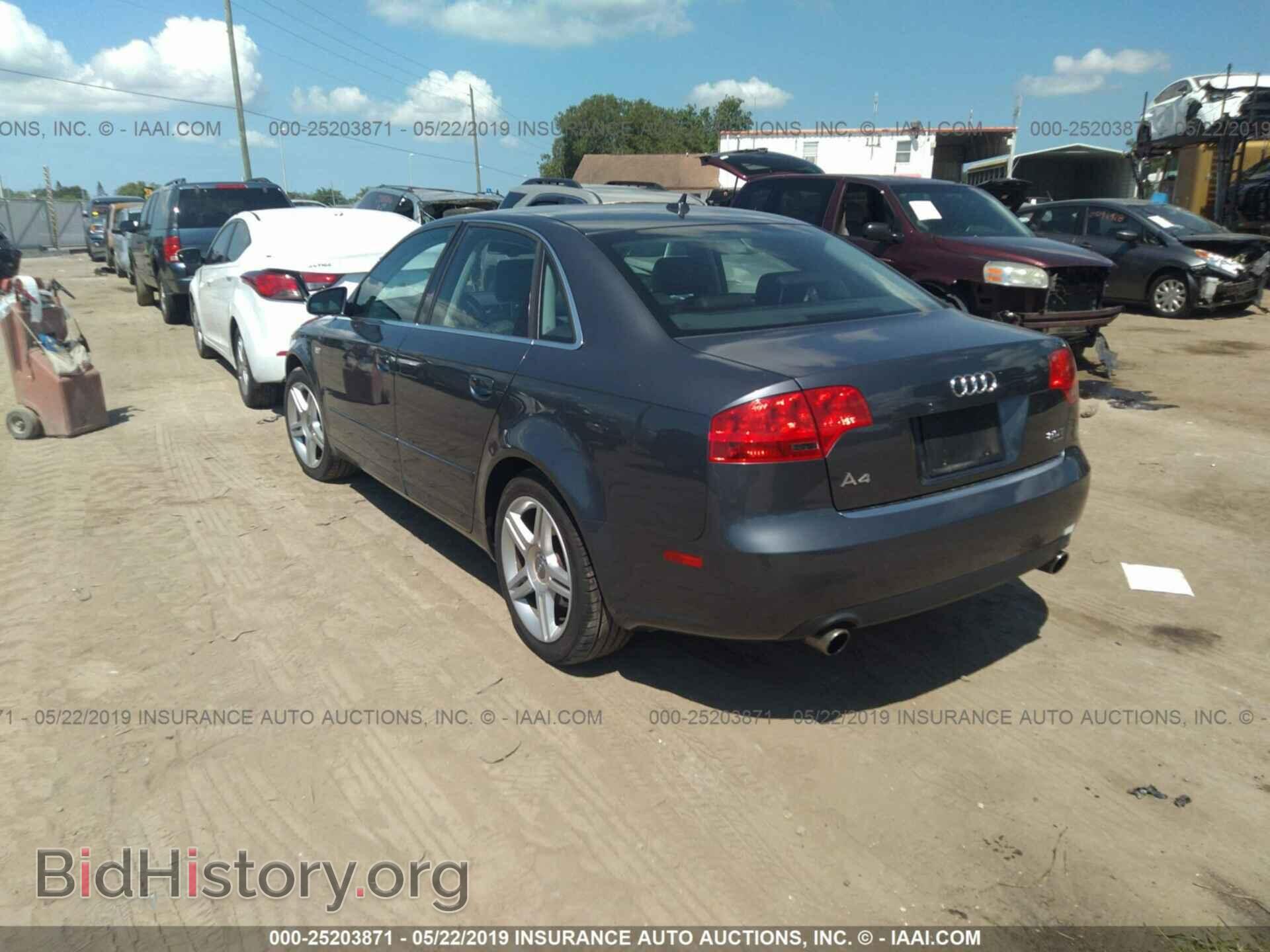 2007 AUDI A4 - VIN: WAUDF78E47A190086 - Фото 3