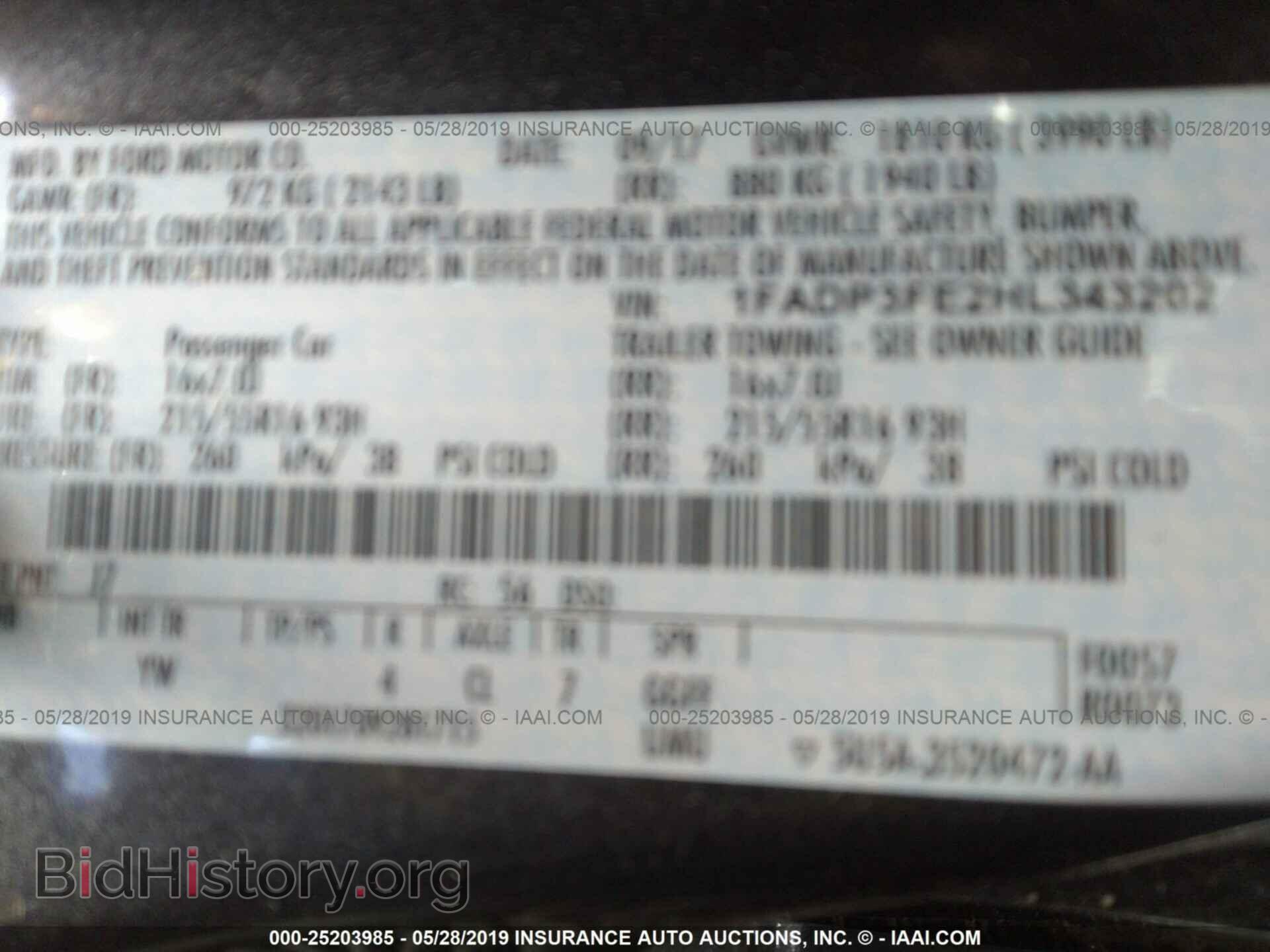 2017 FORD FOCUS - VIN: 1FADP3FE2HL343202 - Фото 9