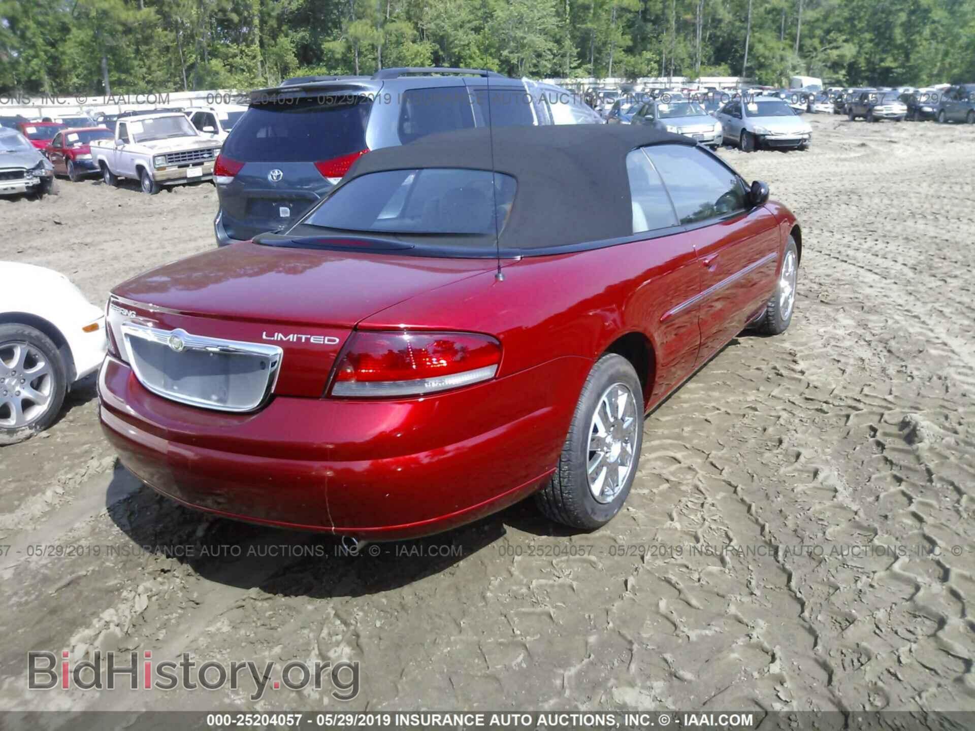 2004 CHRYSLER SEBRING - VIN: 1C3EL65R44N172861 - Фото 4