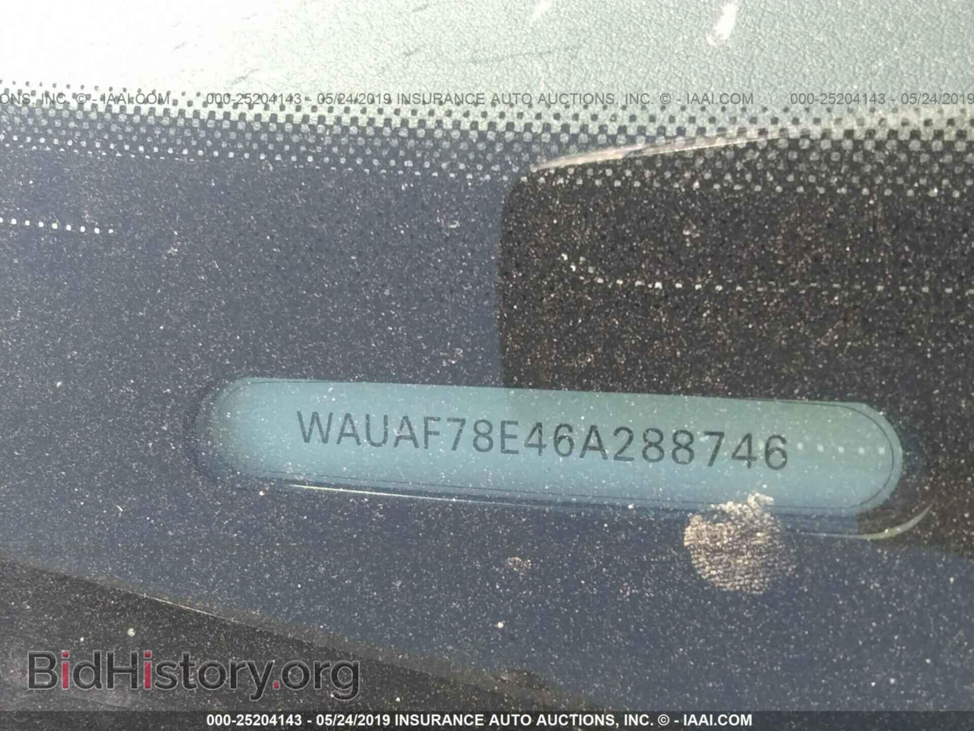 2006 AUDI A4 - VIN: WAUAF78E46A288746 - Фото 9