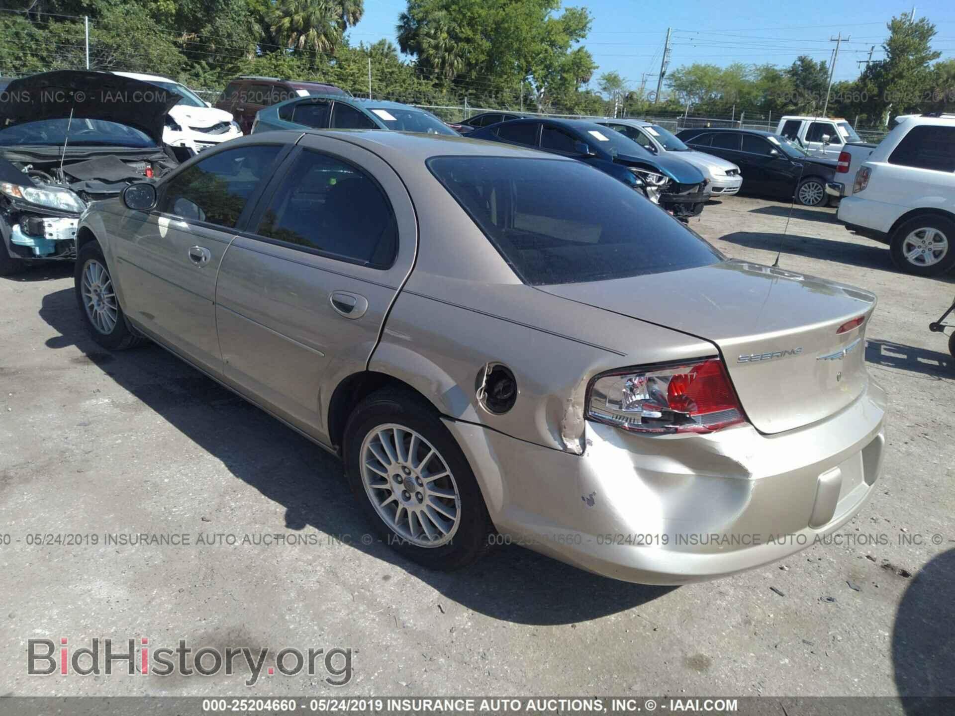 2005 CHRYSLER SEBRING - VIN: 1C3EL56R95N579911 - Фото 3