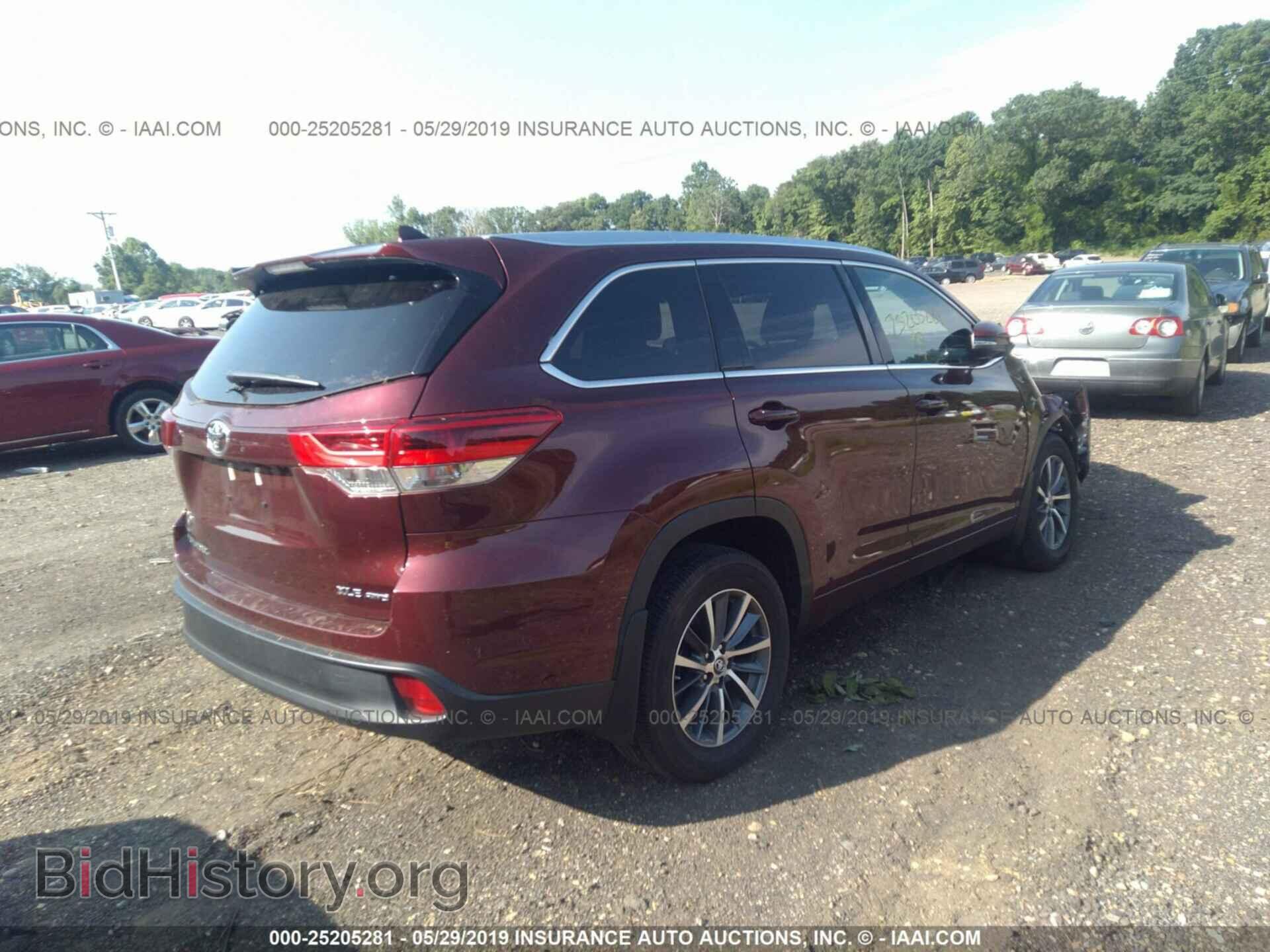 2017 TOYOTA HIGHLANDER - VIN: 5TDJZRFH8HS430721 - Фото 4