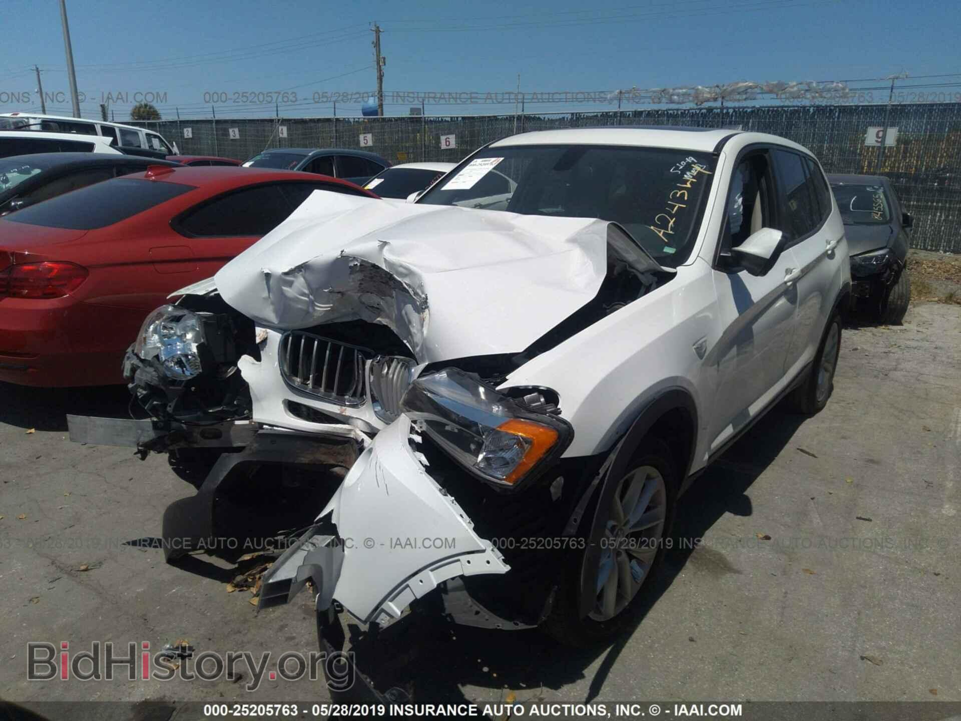 2013 BMW X3 - VIN: 5UXWX9C56D0A24344 - Фото 2