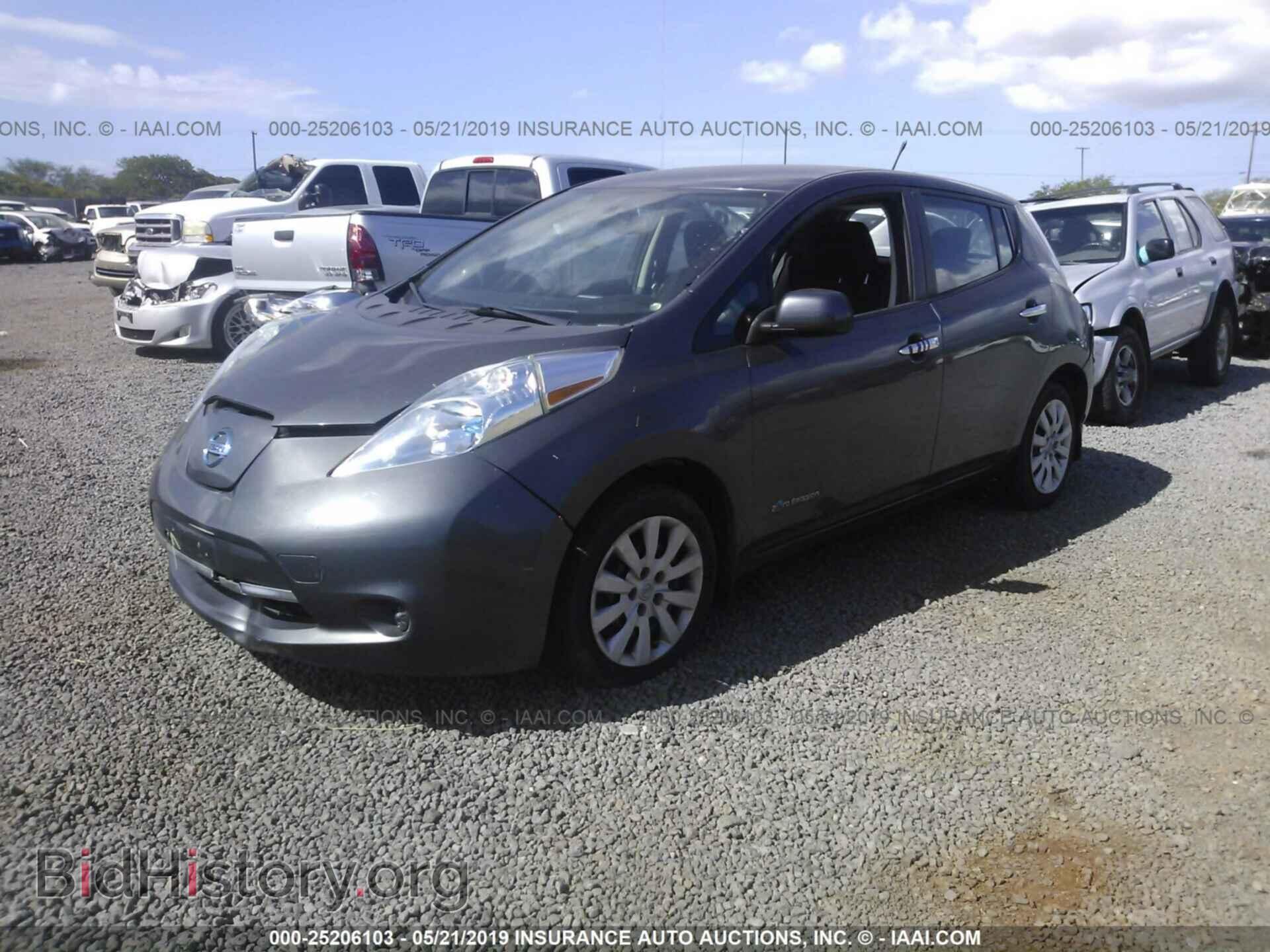 2013 NISSAN LEAF - VIN: 1N4AZ0CPXDC416828 - Фото 2