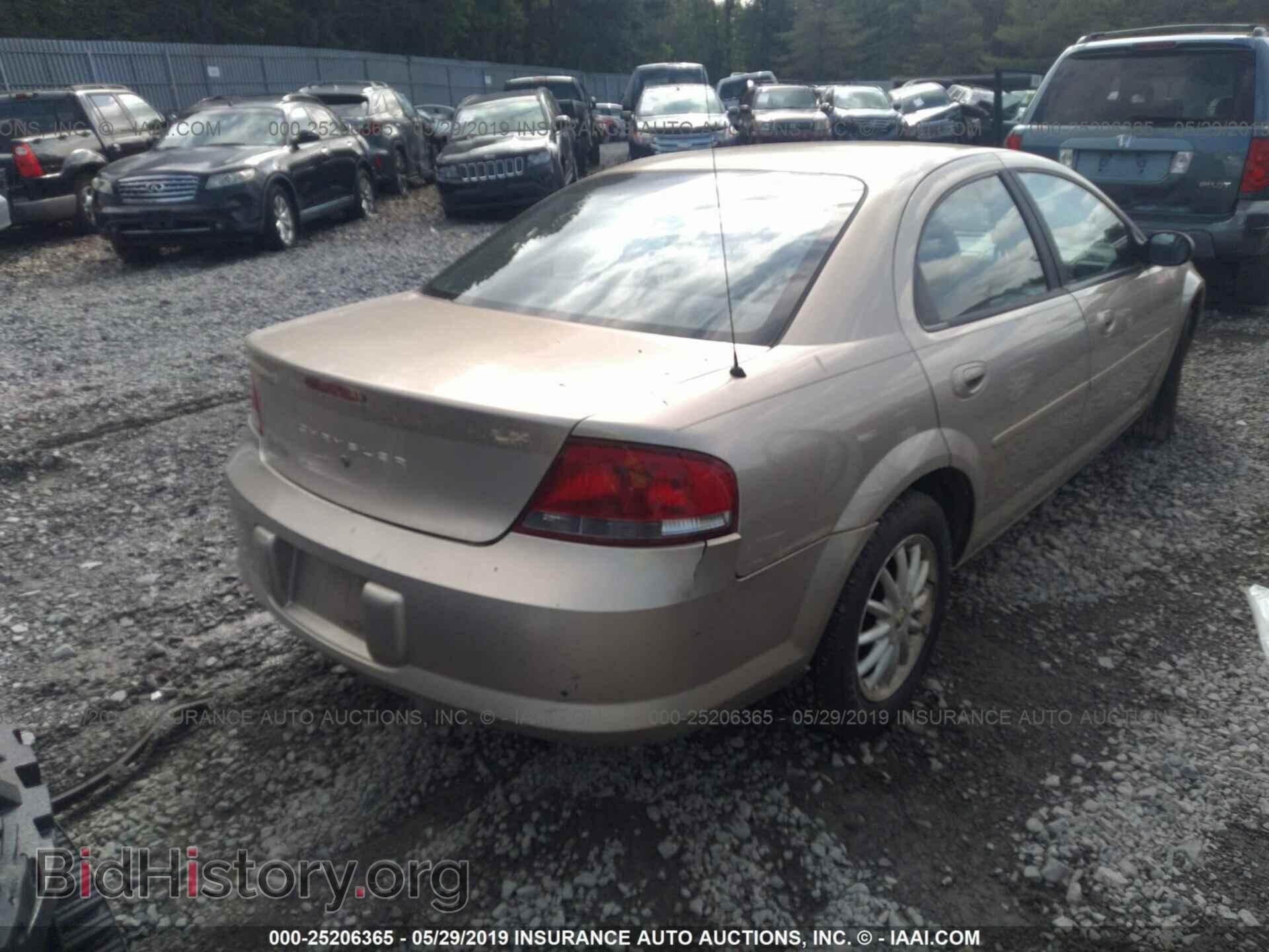 2002 CHRYSLER SEBRING - VIN: 1C3EL46X72N215832 - Фото 4