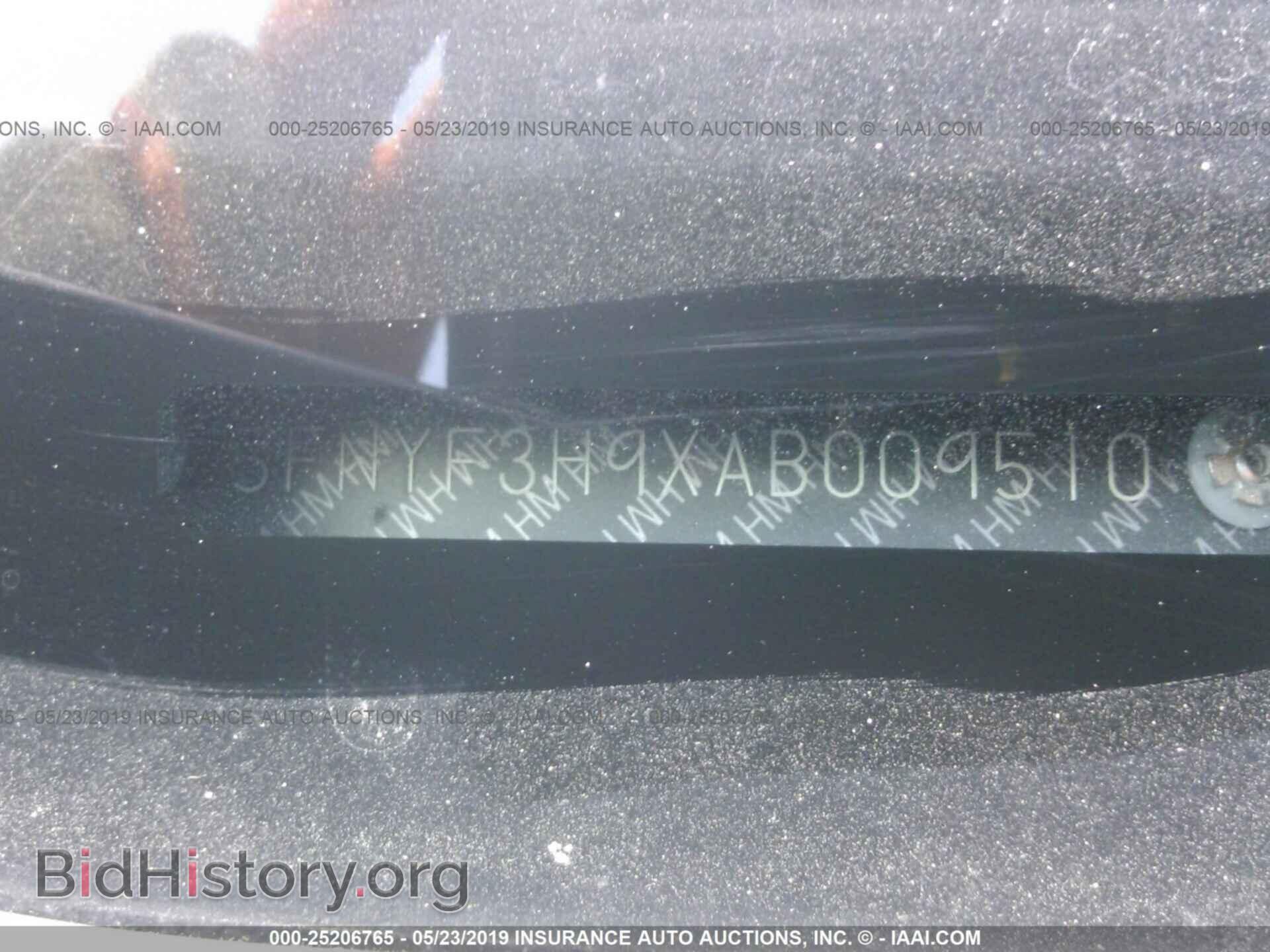2010 HONDA PILOT - VIN: 5FNYF3H9XAB009510 - Фото 9