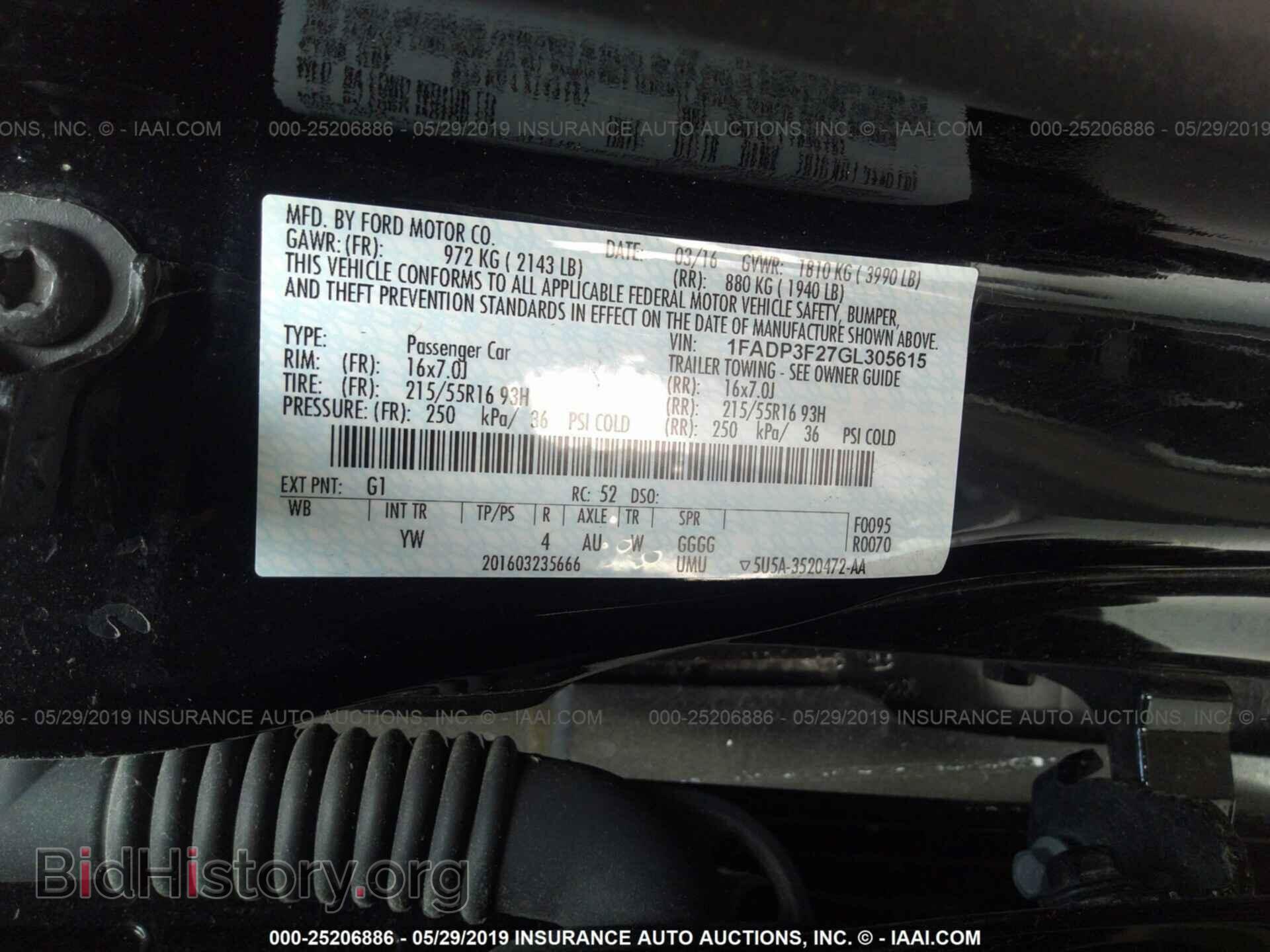 2016 FORD FOCUS - VIN: 1FADP3F27GL305615 - Photo 9