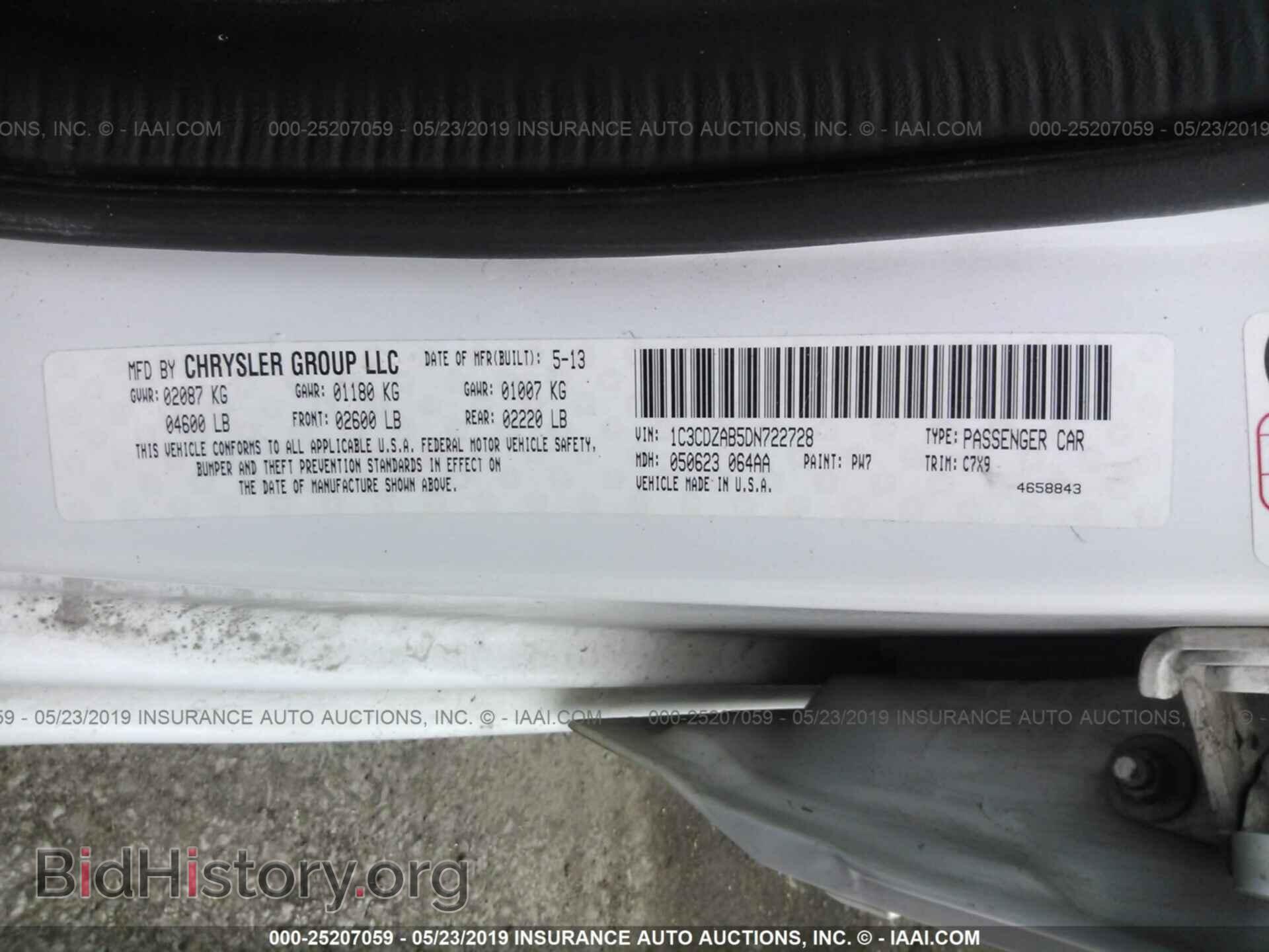 2013 DODGE AVENGER - VIN: 1C3CDZAB5DN722728 - Photo 9