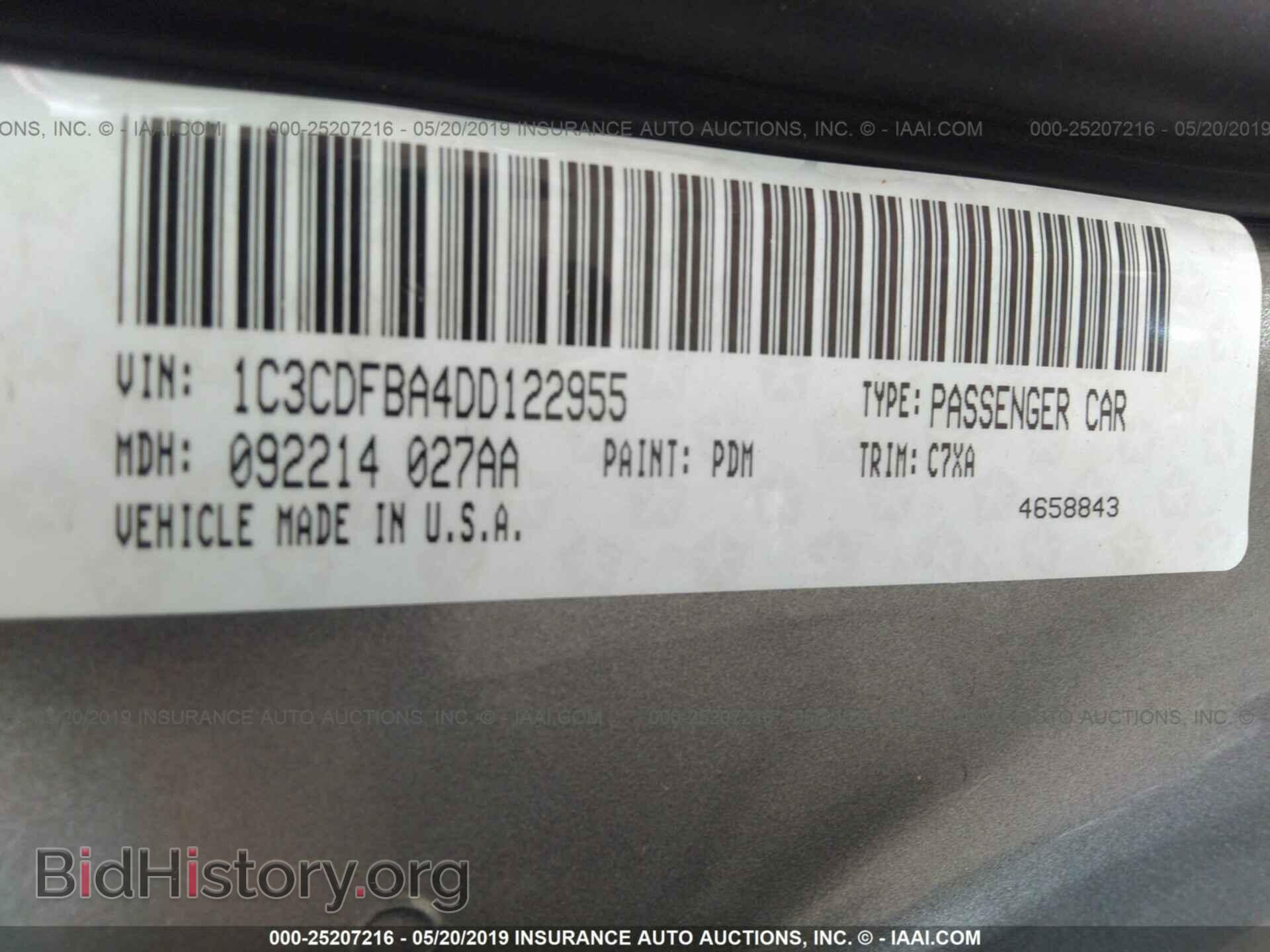 2013 DODGE DART - VIN: 1C3CDFBA4DD122955 - Photo 9