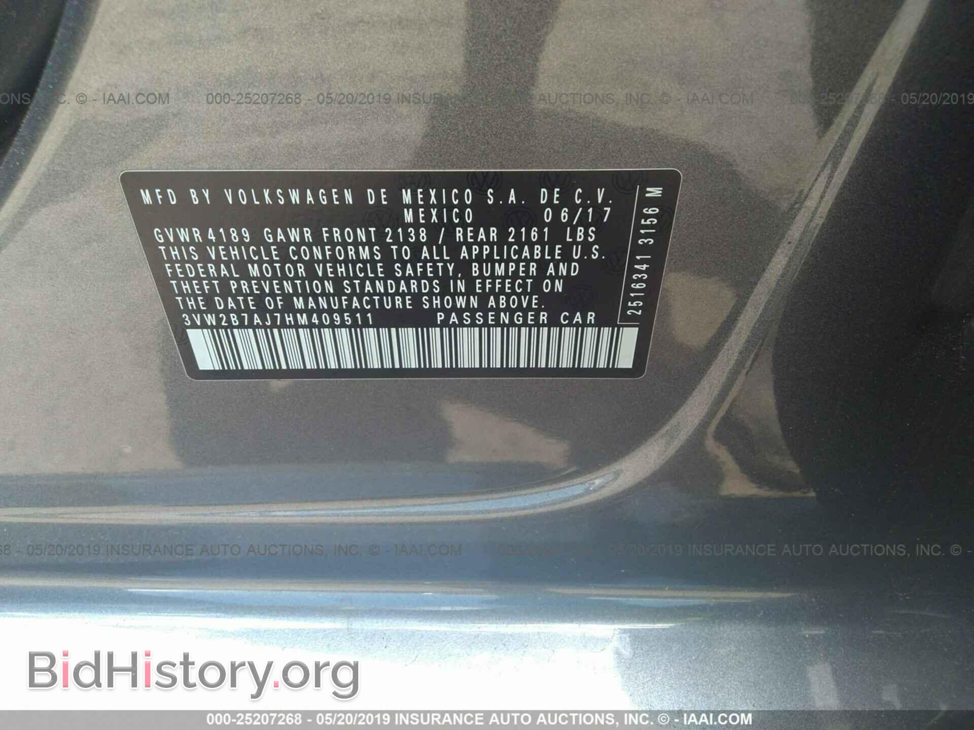 2017 VOLKSWAGEN JETTA - VIN: 3VW2B7AJ7HM409511 - Photo 9