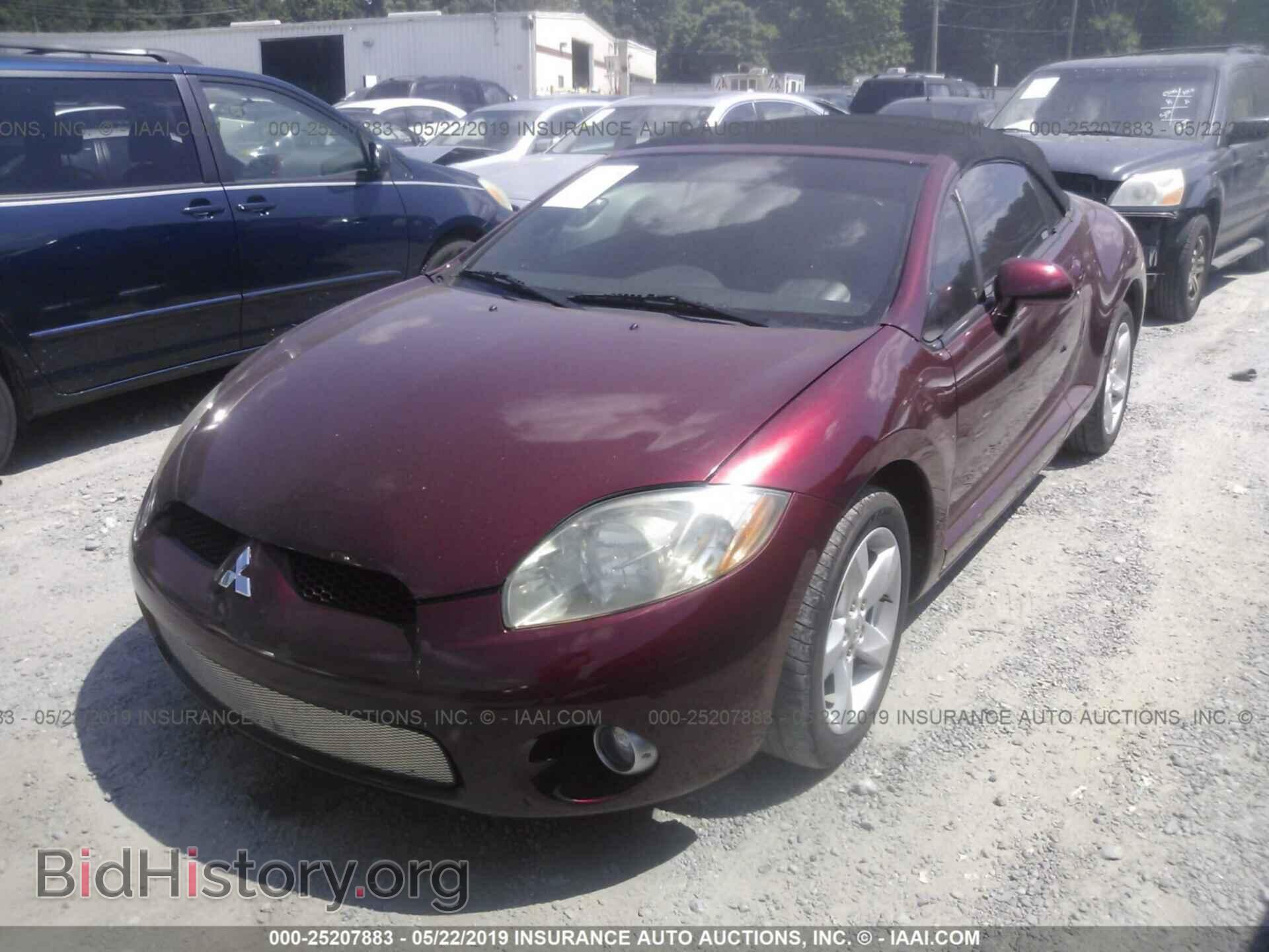2007 MITSUBISHI ECLIPSE - VIN: 4A3AL25F97E049258 - Фото 2