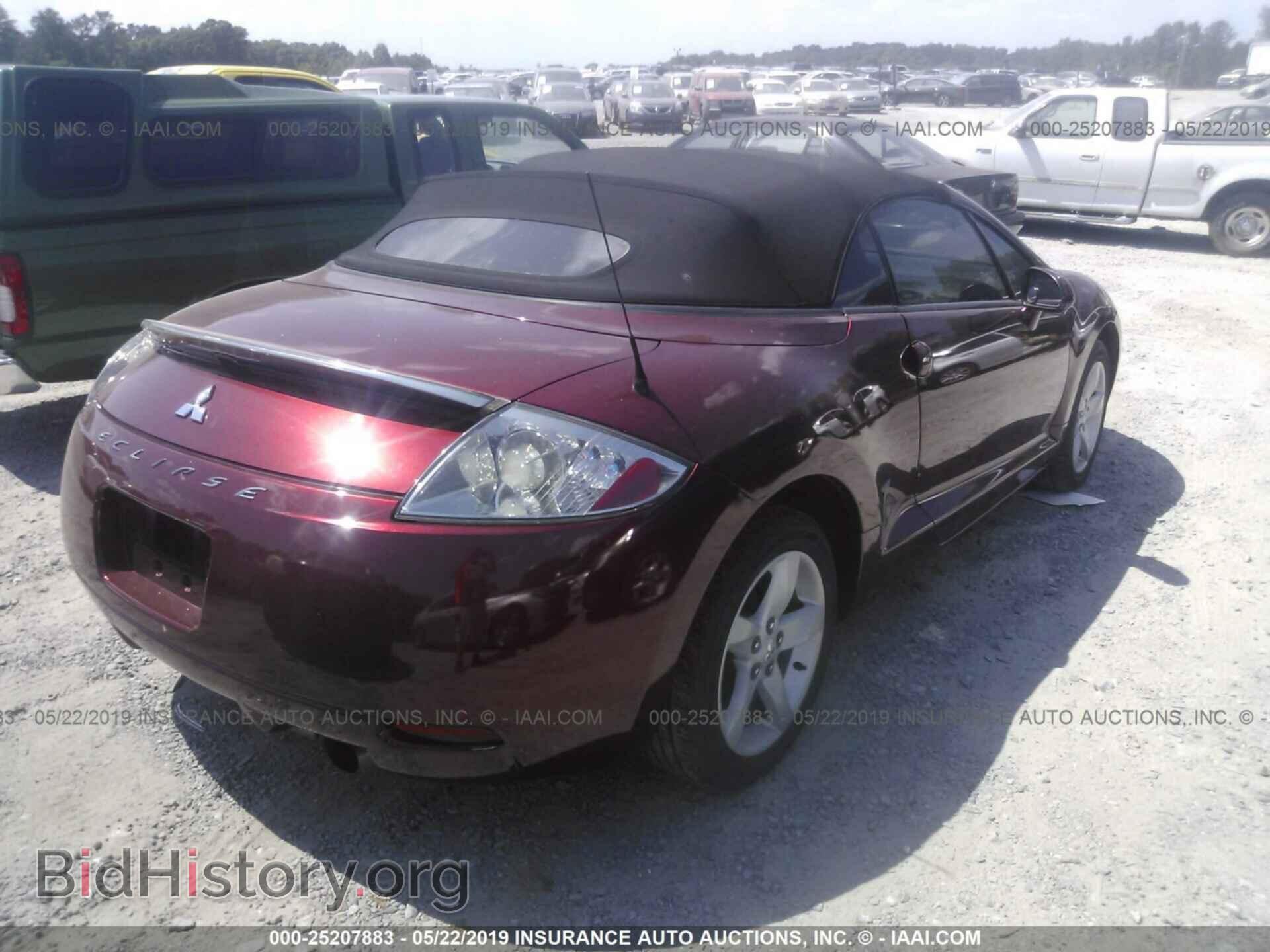 2007 MITSUBISHI ECLIPSE - VIN: 4A3AL25F97E049258 - Фото 4