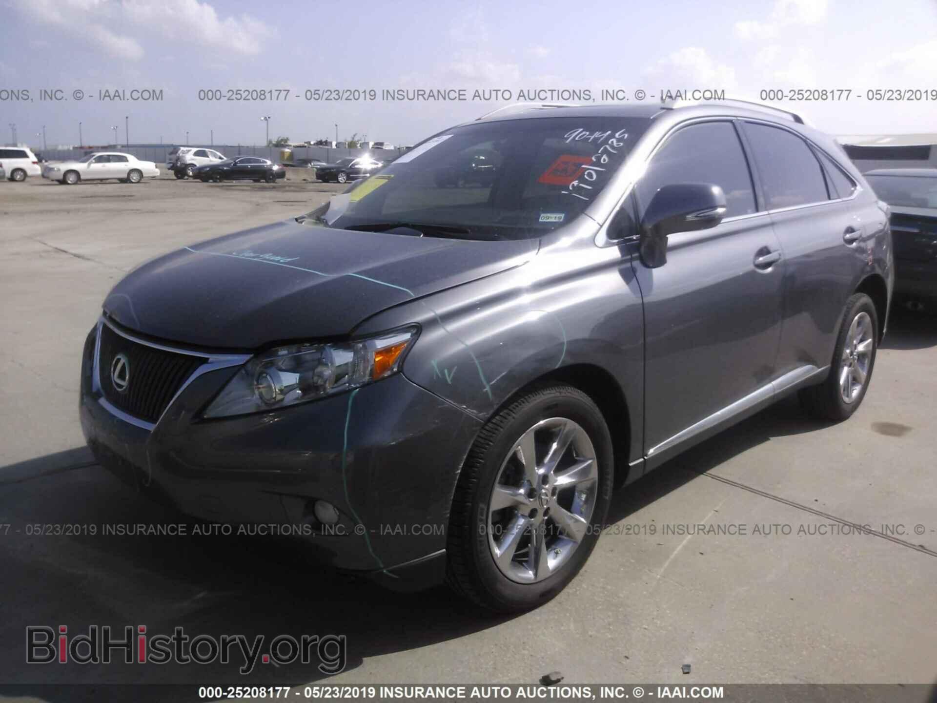 2012 LEXUS RX - VIN: 2T2BK1BA0CC153529 - Фото 2