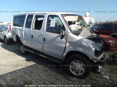 2006 Ford ECONOLINE E350 Super Duty Wagon, white — VIN 1FBNE31L26DB31762, IAAI