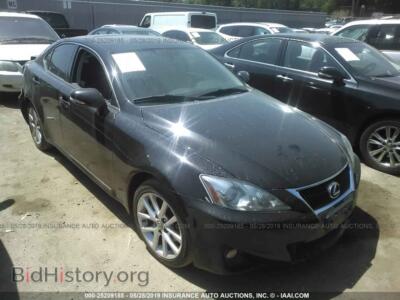 2011 Lexus IS 250, черный — VIN JTHBF5C29B5135810, IAAI