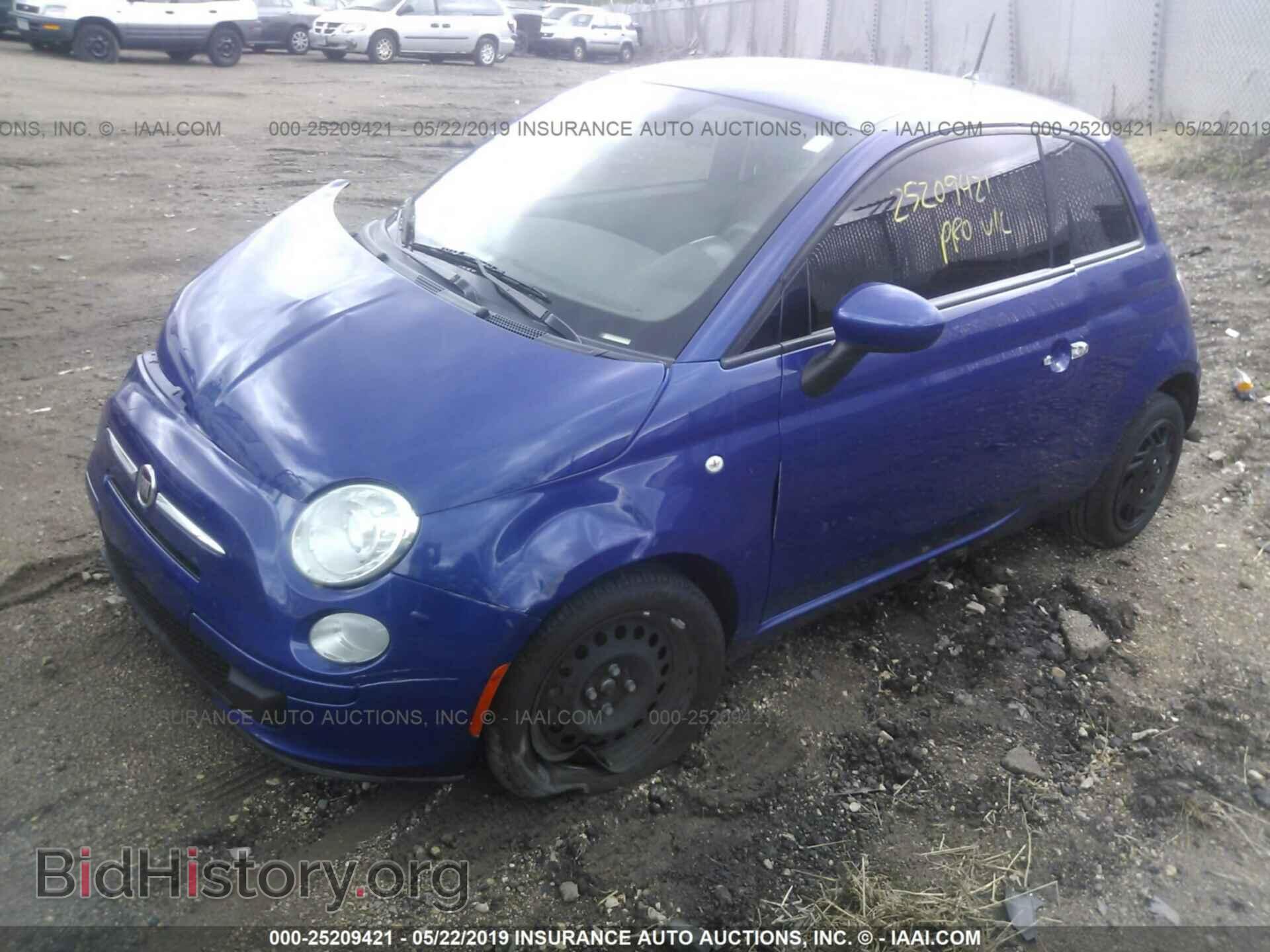 2014 FIAT 500 - VIN: 3C3CFFAR9ET252789 - Фото 2