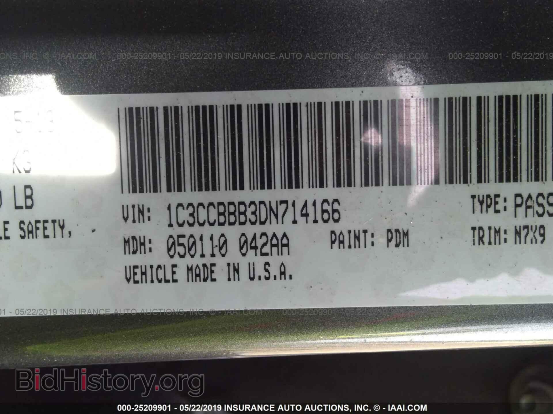 2013 CHRYSLER 200 - VIN: 1C3CCBBB3DN714166 - Photo 9