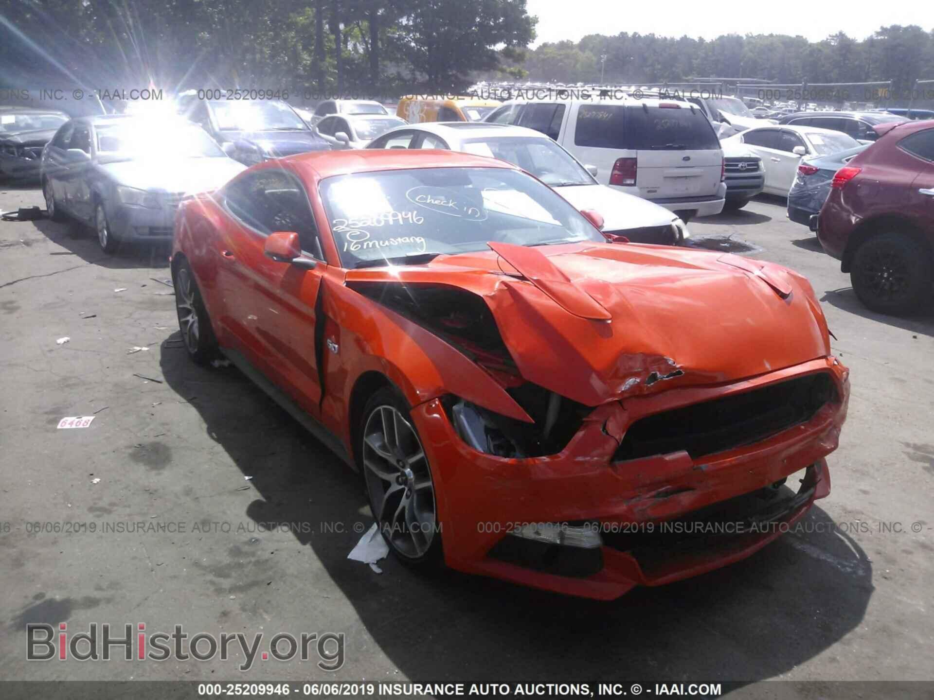 Photo 1FA6P8CF1G5204667 - FORD MUSTANG 2016