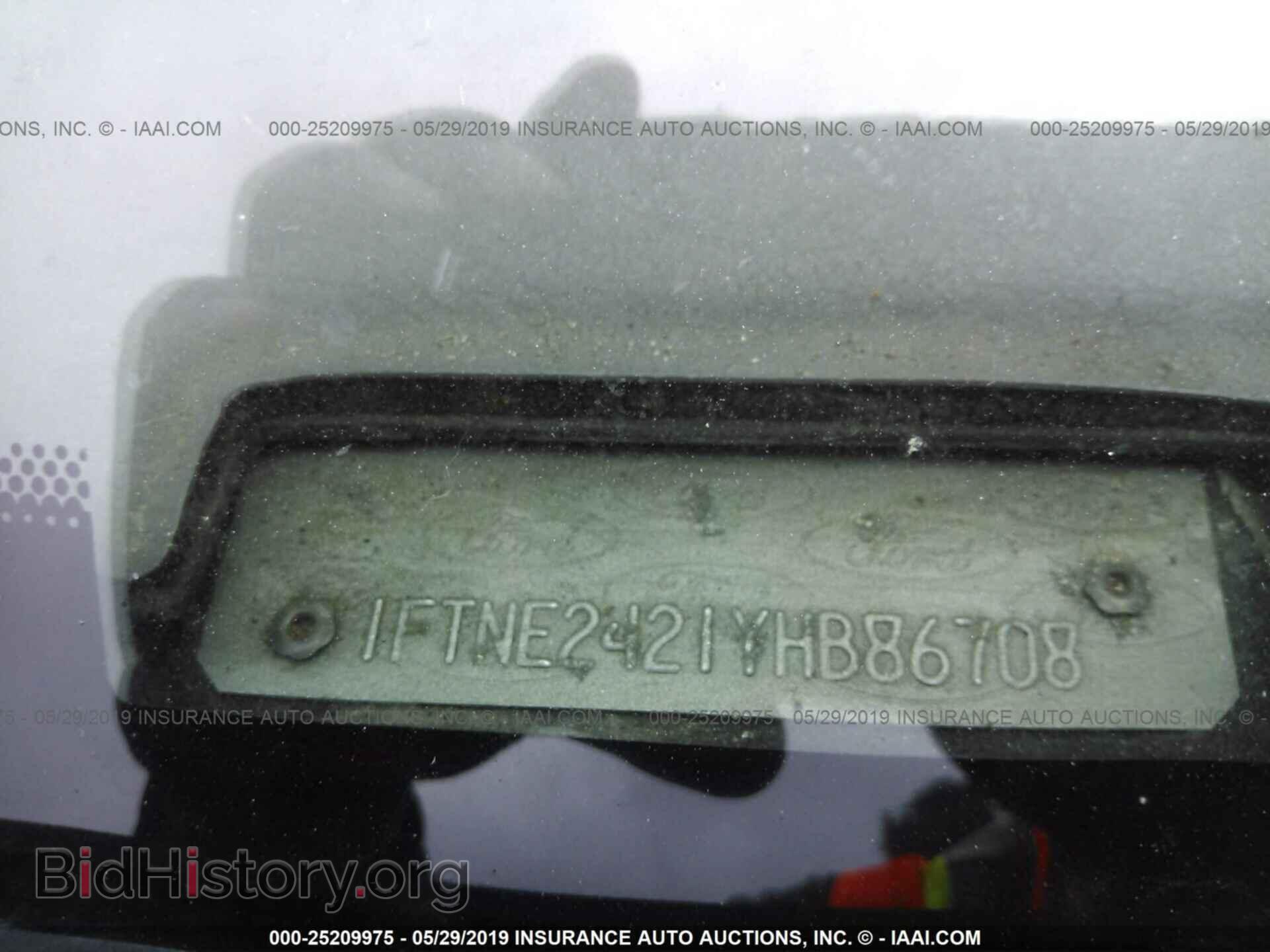 2000 FORD ECONOLINE - VIN: 1FTNE2421YHB86708 - Фото 9