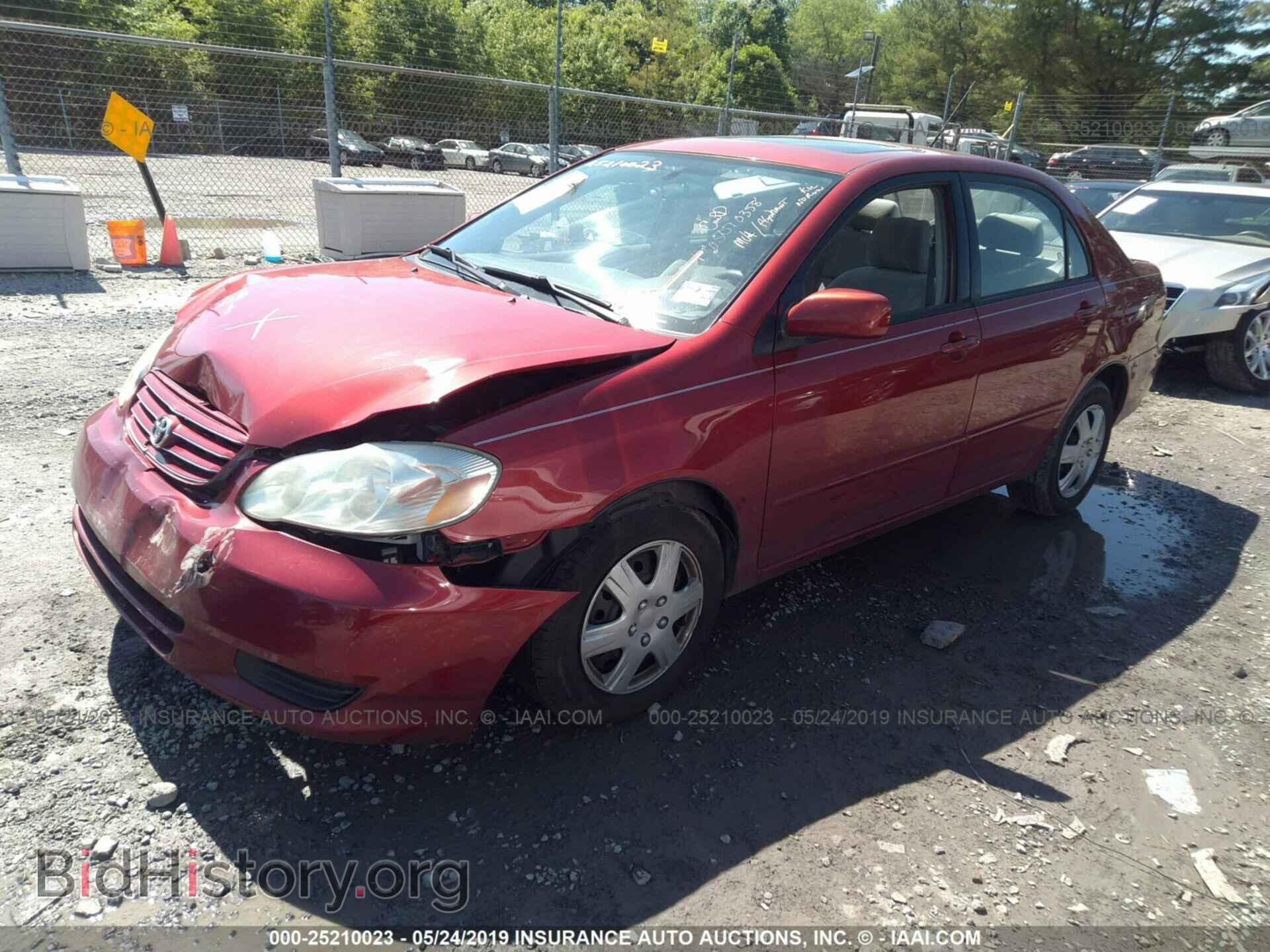 2003 TOYOTA COROLLA - VIN: 2T1BR32E63C095540 - Фото 2