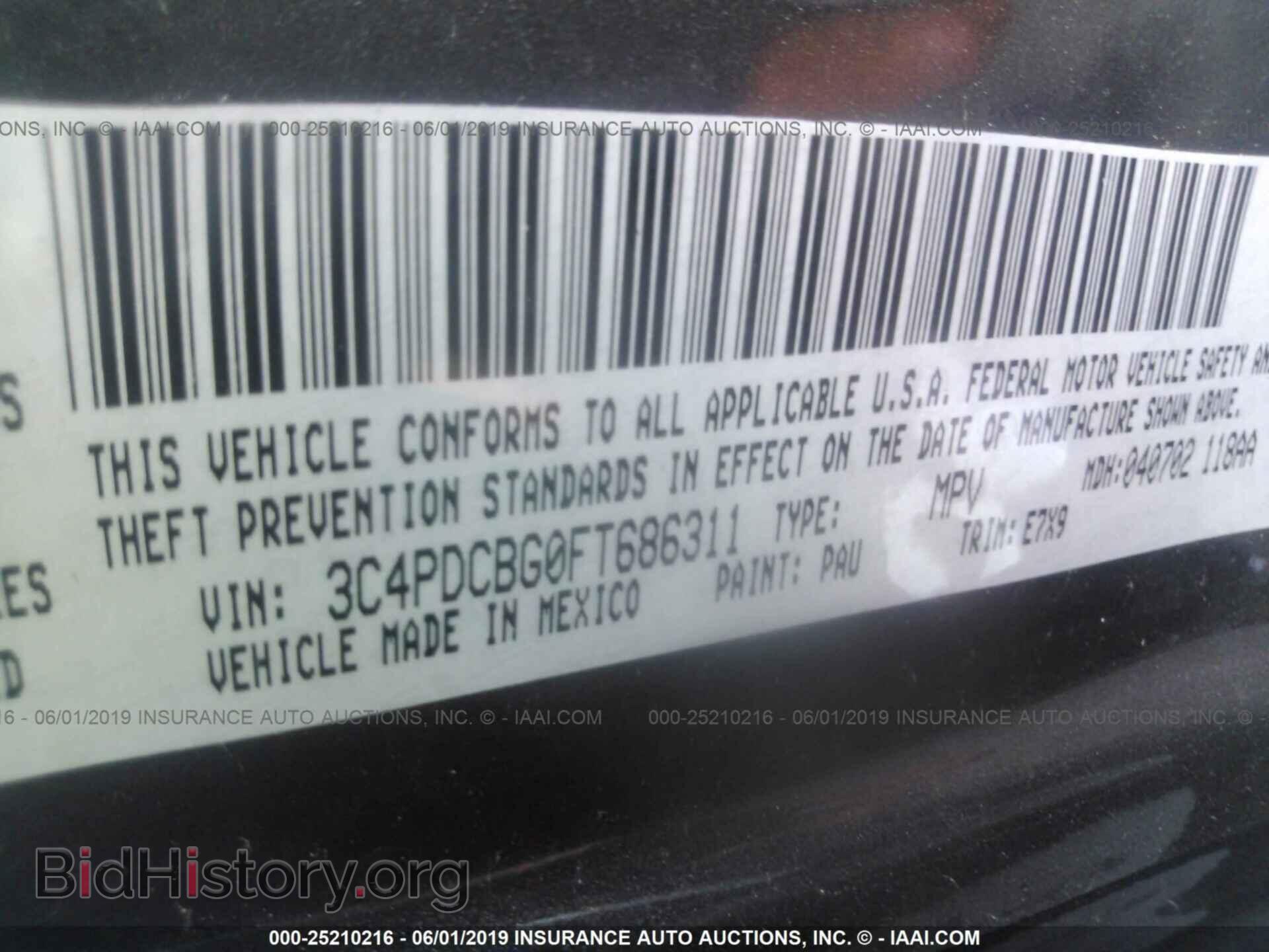 2015 DODGE JOURNEY - VIN: 3C4PDCBG0FT686311 - Photo 9