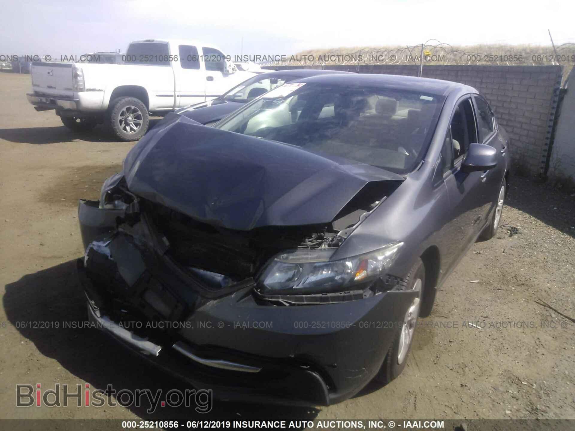 2013 HONDA CIVIC - VIN: 2HGFB2F52DH517208 - Фото 2