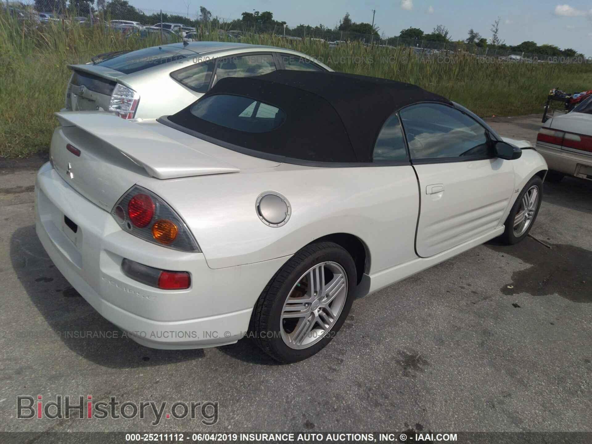 2003 MITSUBISHI ECLIPSE - VIN: 4A3AE55H73E110176 - Фото 4