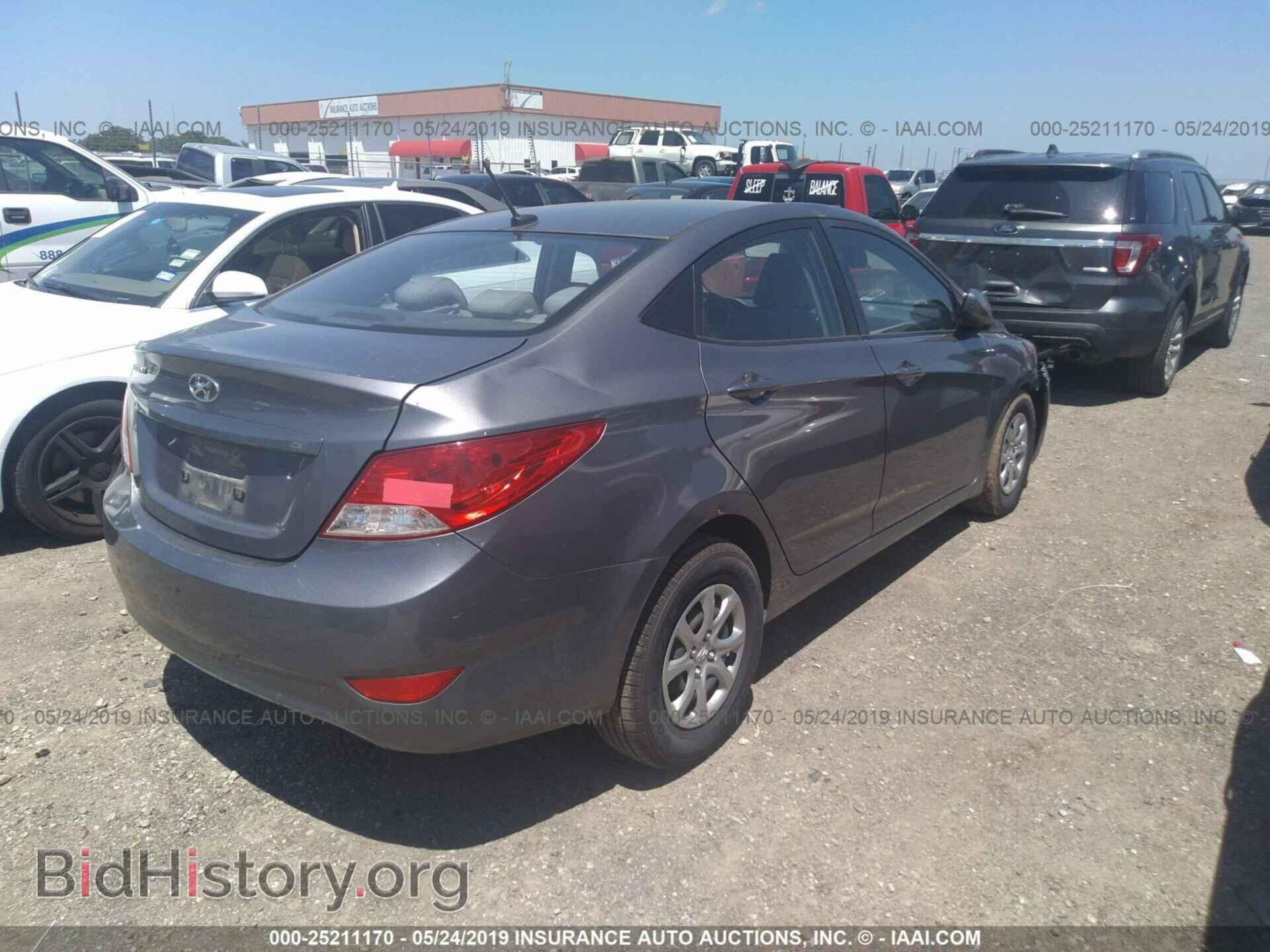 2014 HYUNDAI ACCENT - VIN: KMHCT4AE5EU760507 - Фото 4