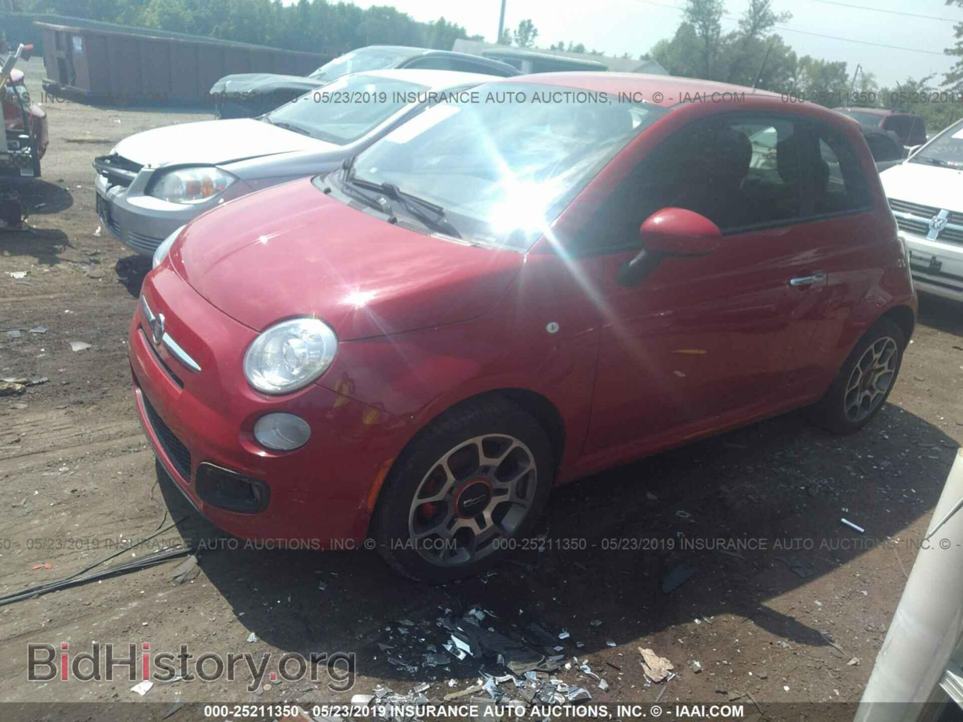 2012 FIAT 500 - VIN: 3C3CFFBR5CT142009 - Фото 2