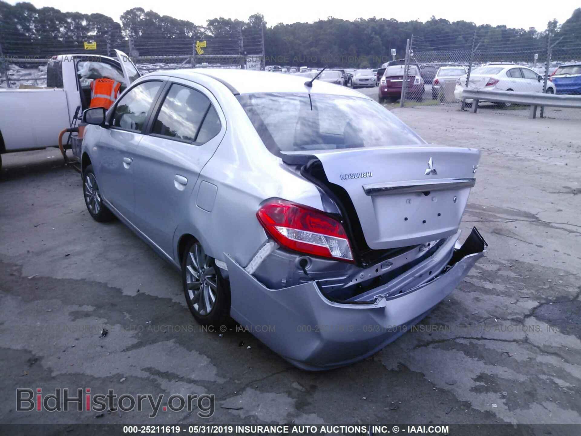2019 MITSUBISHI MIRAGE - VIN: ML32F3FJ9KHF05442 - Фото 3