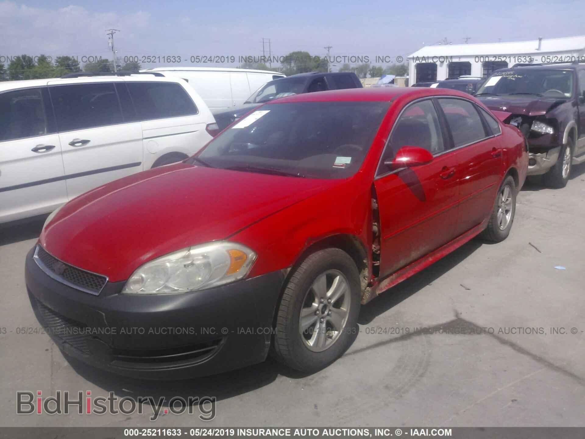 2012 CHEVROLET IMPALA - VIN: 2G1WF5E36C1127345 - Фото 2