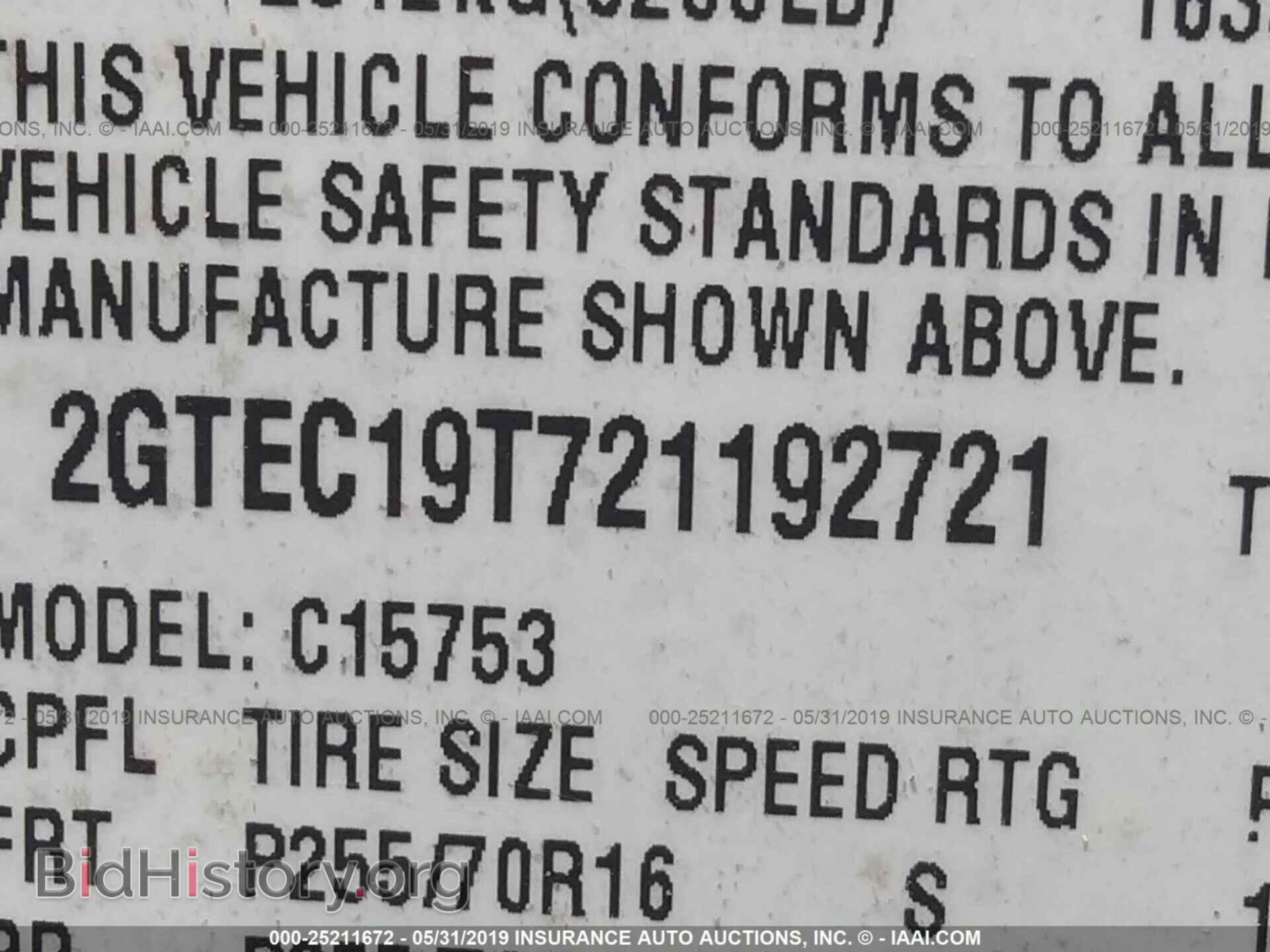 2002 GMC NEW SIERRA - VIN: 2GTEC19T721192721 - Фото 9