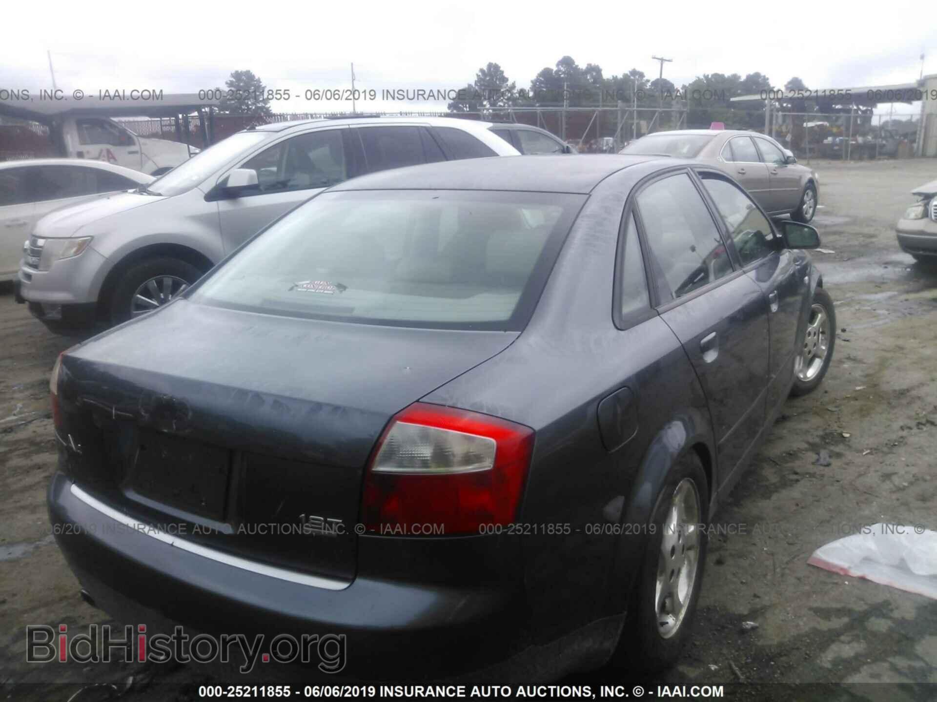 2002 AUDI A4 - VIN: WAULC68E62A138143 - Фото 4