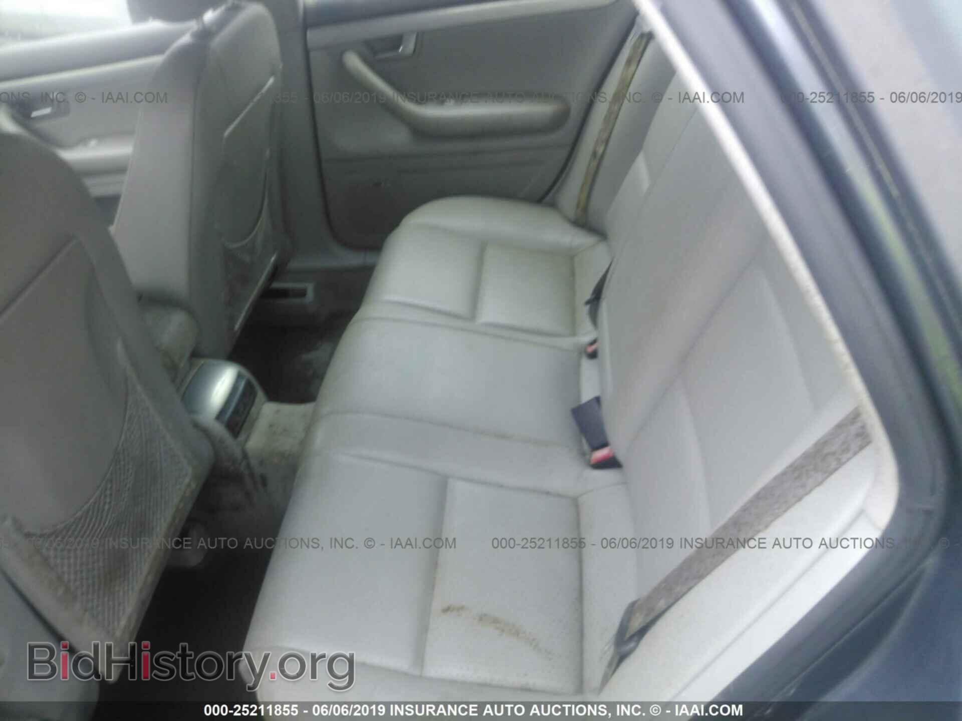 2002 AUDI A4 - VIN: WAULC68E62A138143 - Фото 8