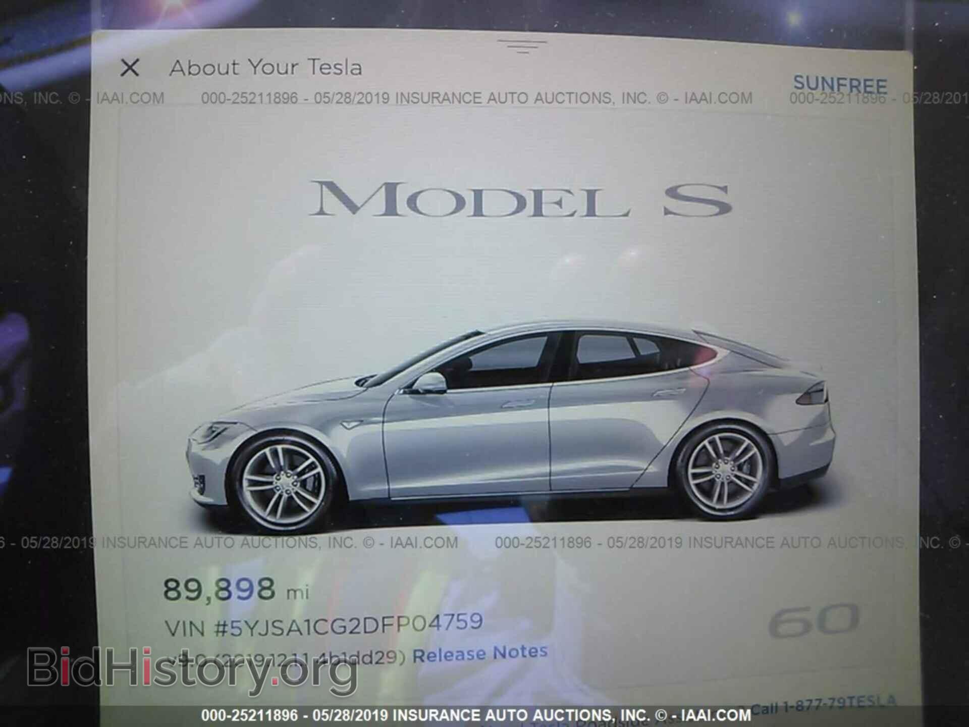 2013 TESLA MODEL S - VIN: 5YJSA1CG2DFP04759 - Photo 7