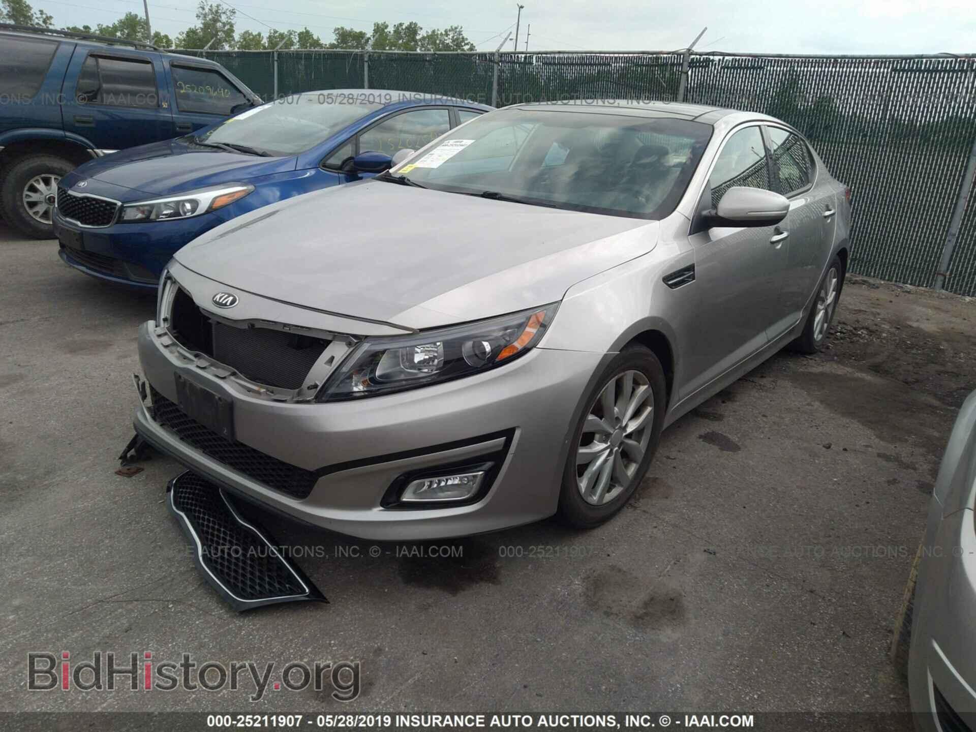2015 KIA OPTIMA - VIN: 5XXGN4A70FG426135 - Фото 2