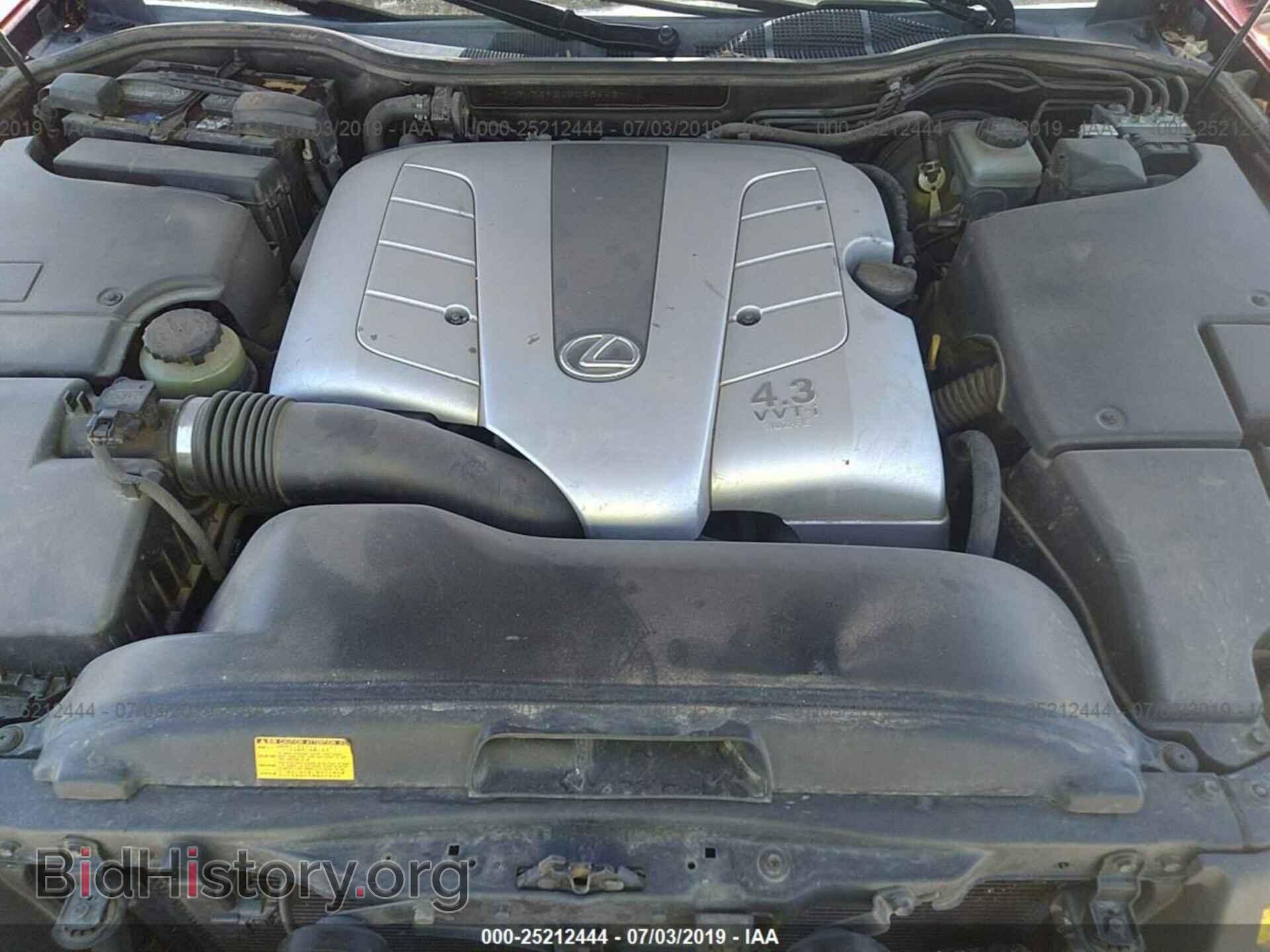2006 LEXUS LS - VIN: JTHBN36F265048648 - Фото 10