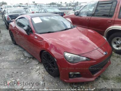 2014 Subaru BRZ 2.0 Limited, red — VIN JF1ZCAC18E9604350, IAAI