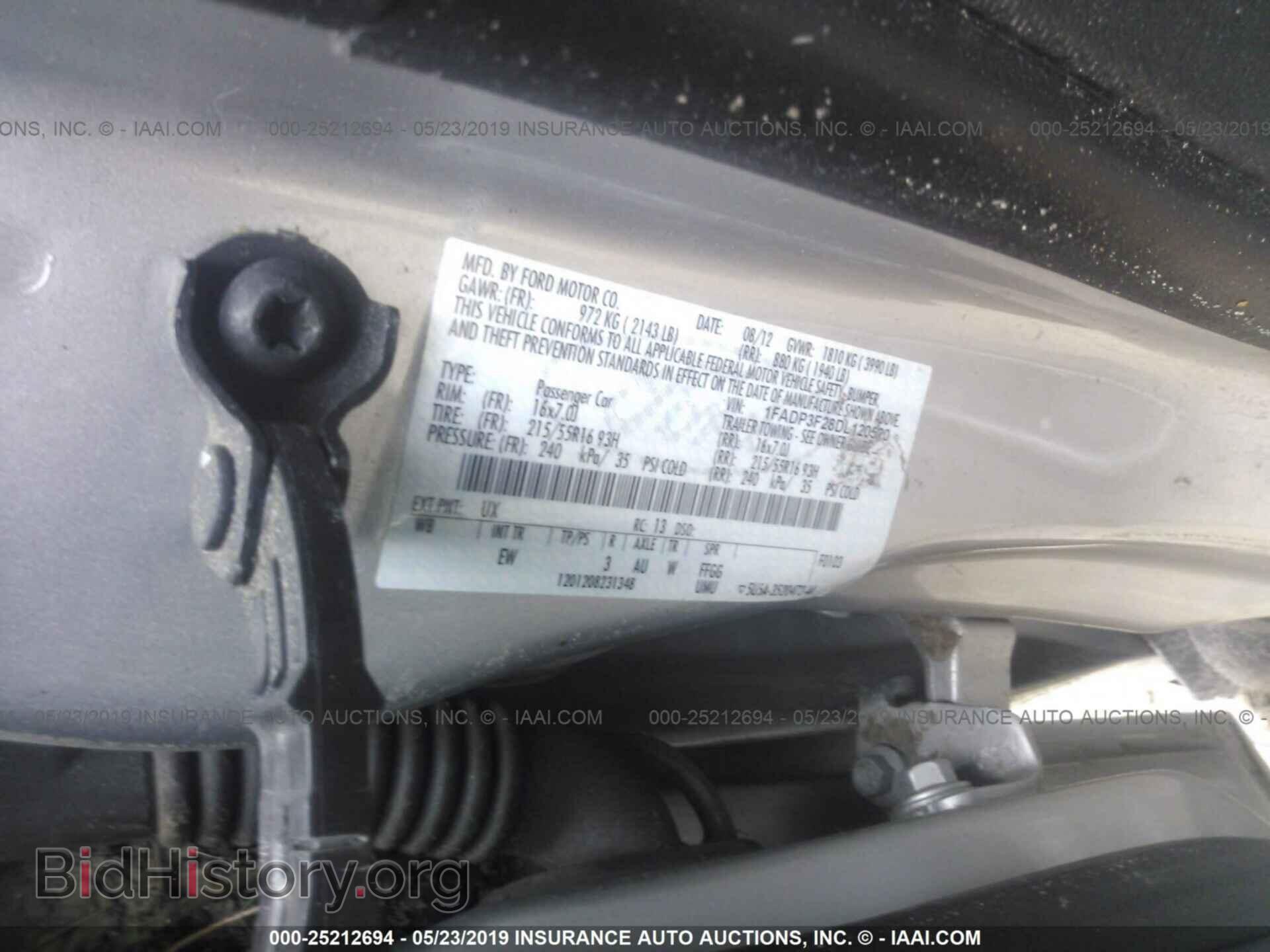 2013 FORD FOCUS - VIN: 1FADP3F28DL120520 - Фото 9
